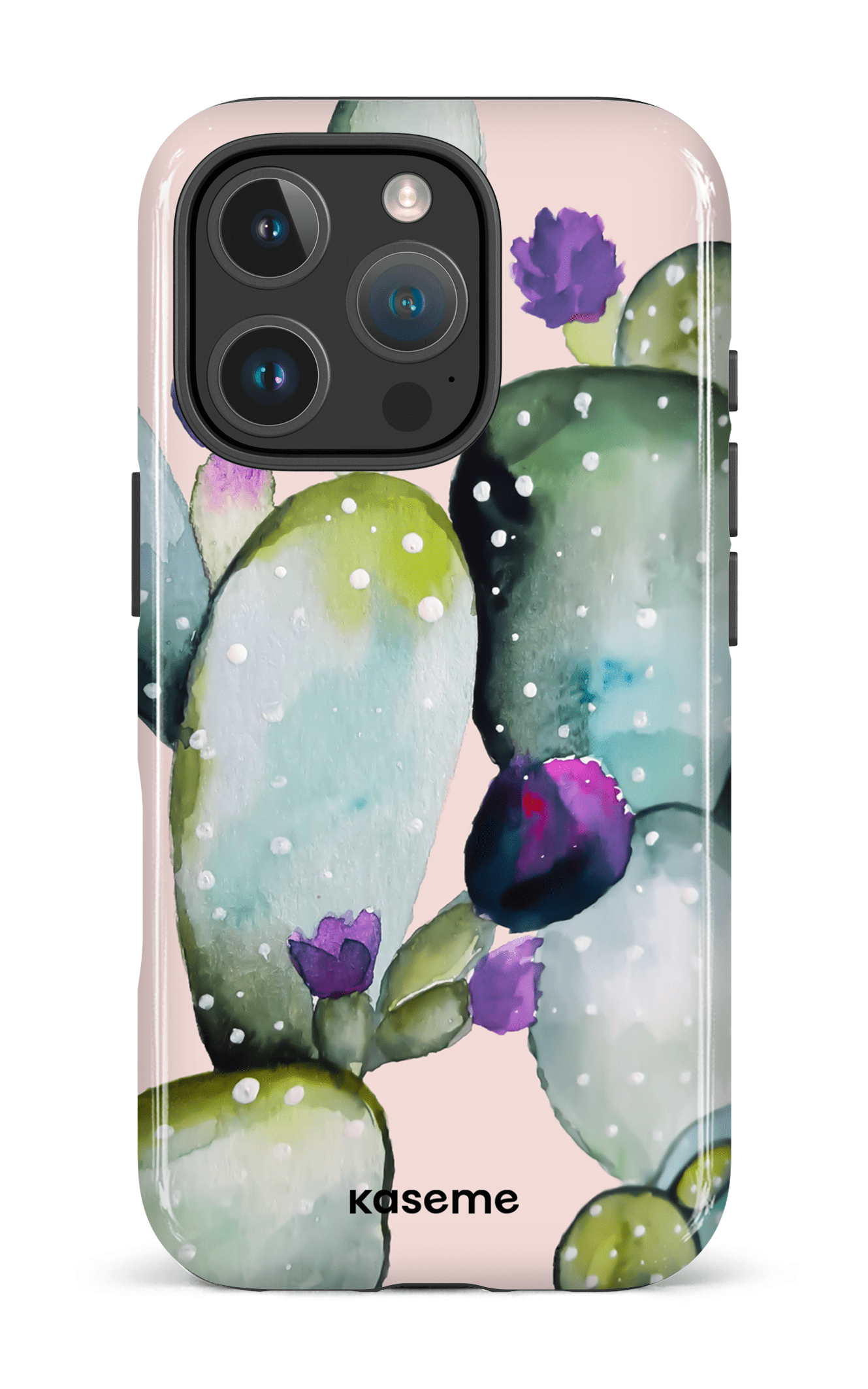 iPhone 16 Pro Impact Case Cactus Flower -