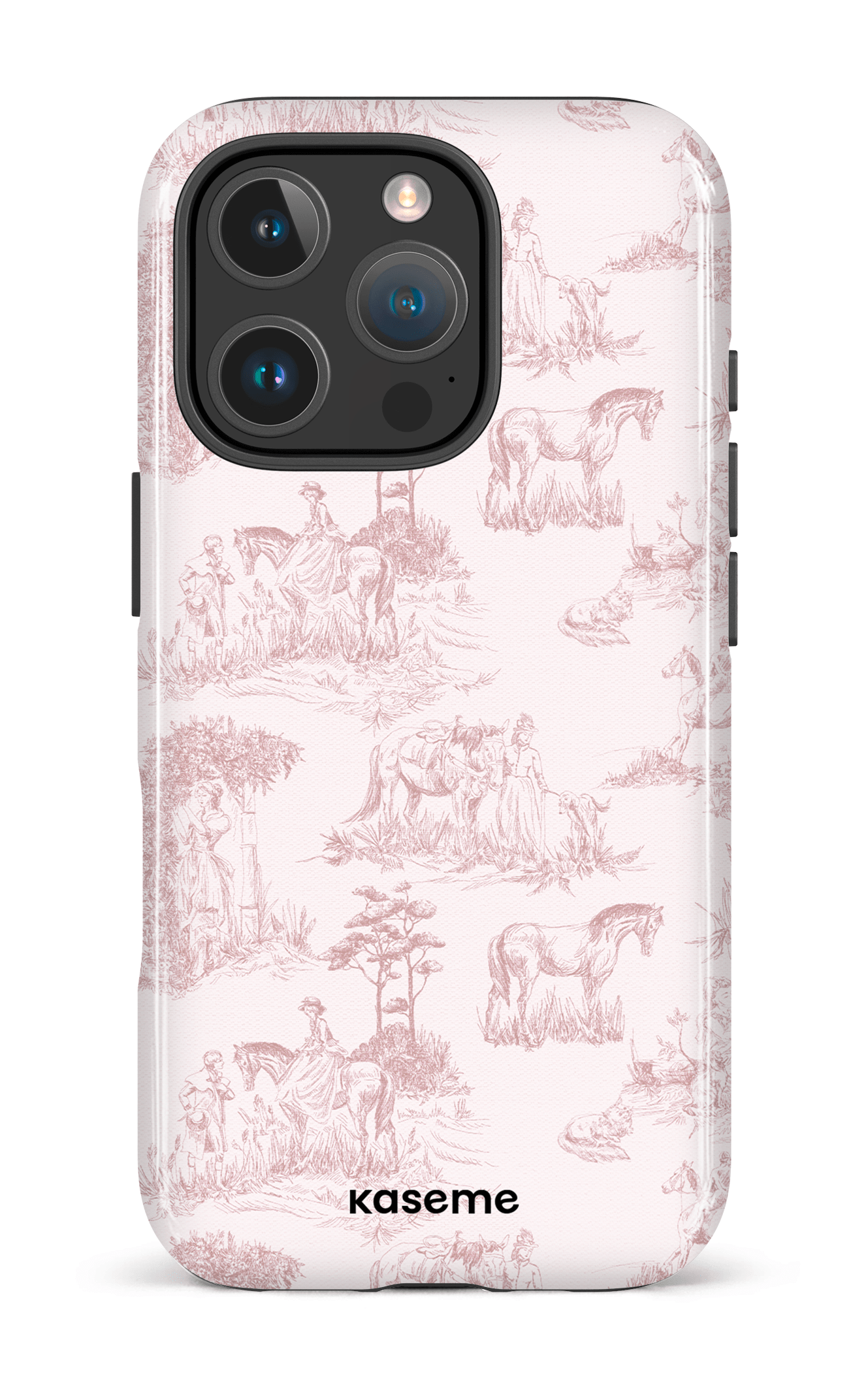 iPhone 16 Pro Impact Case Charmingly Pink -