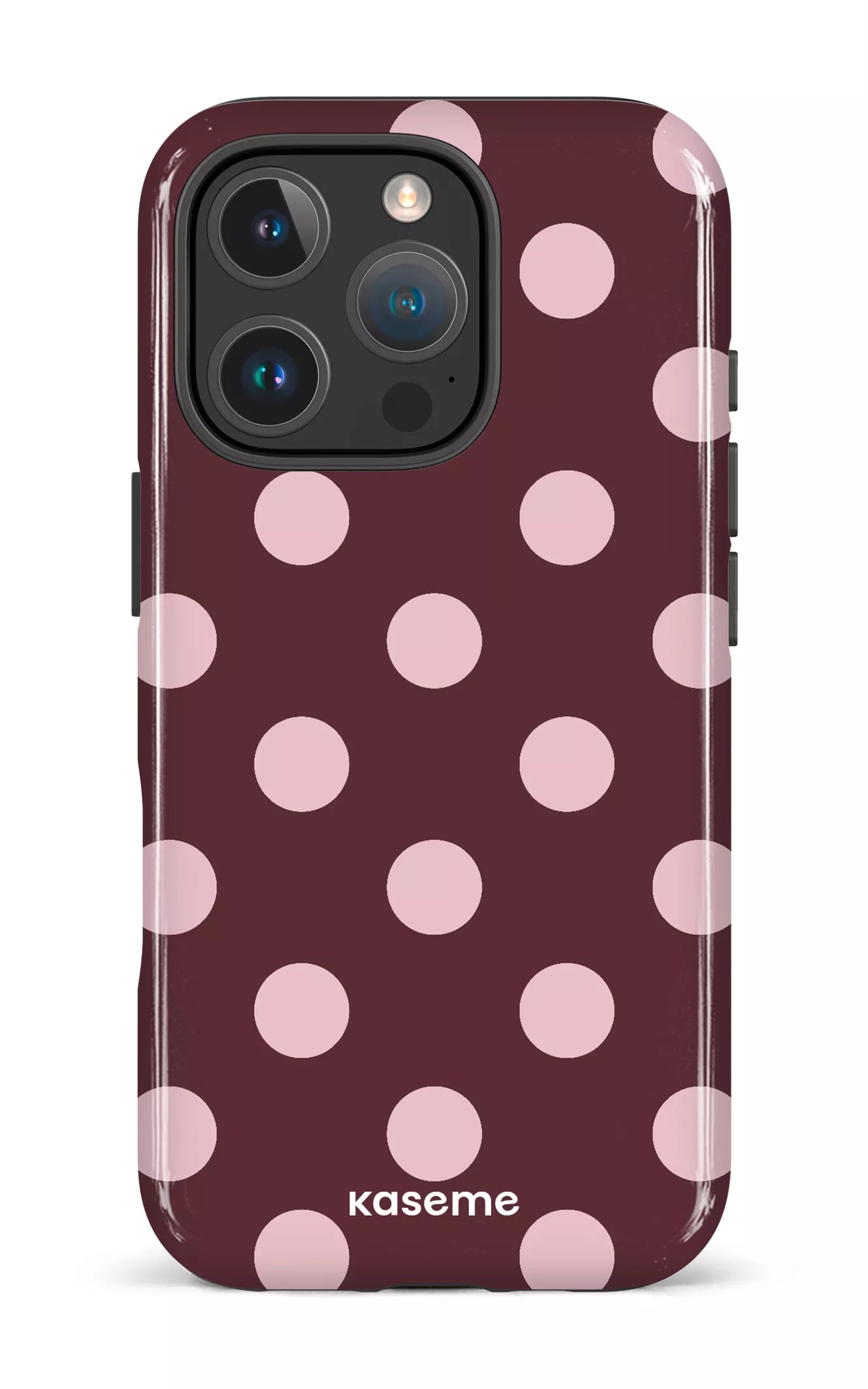 iPhone 16 Pro Impact Case Couture Burgundy -