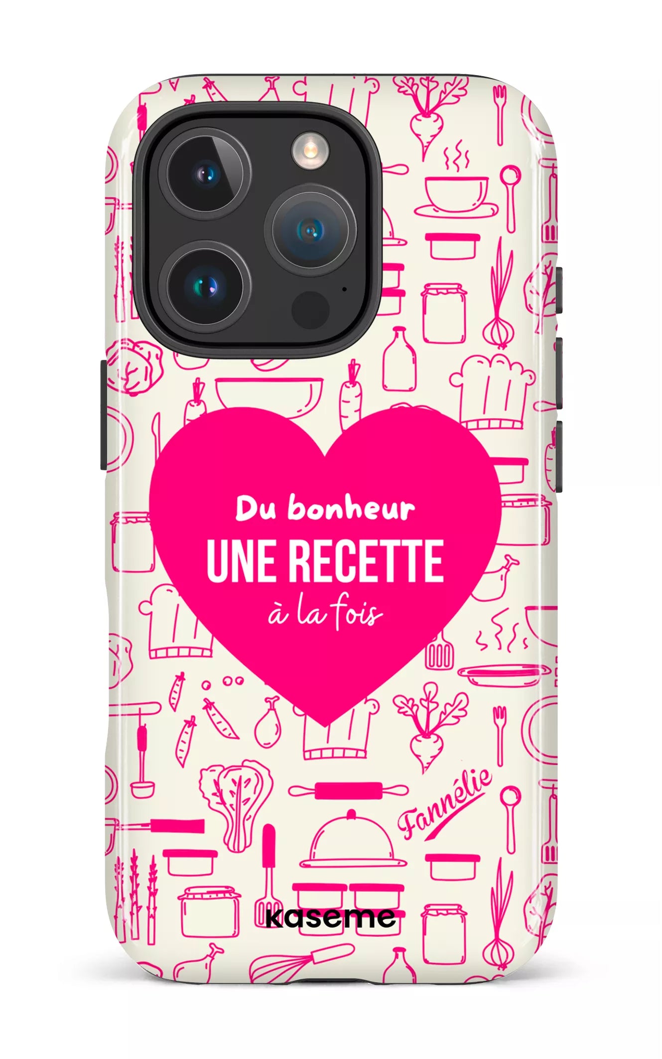 iPhone 16 Pro Impact Case Du bonheur une recette à la fois -