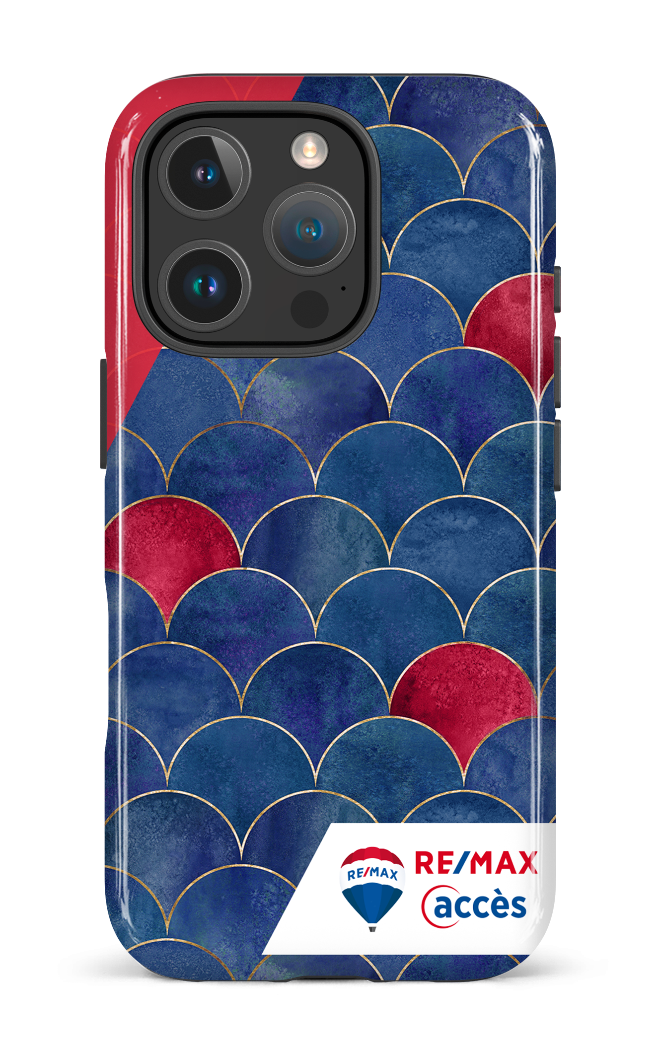 iPhone 16 Pro Impact Case Écailles bicolores -