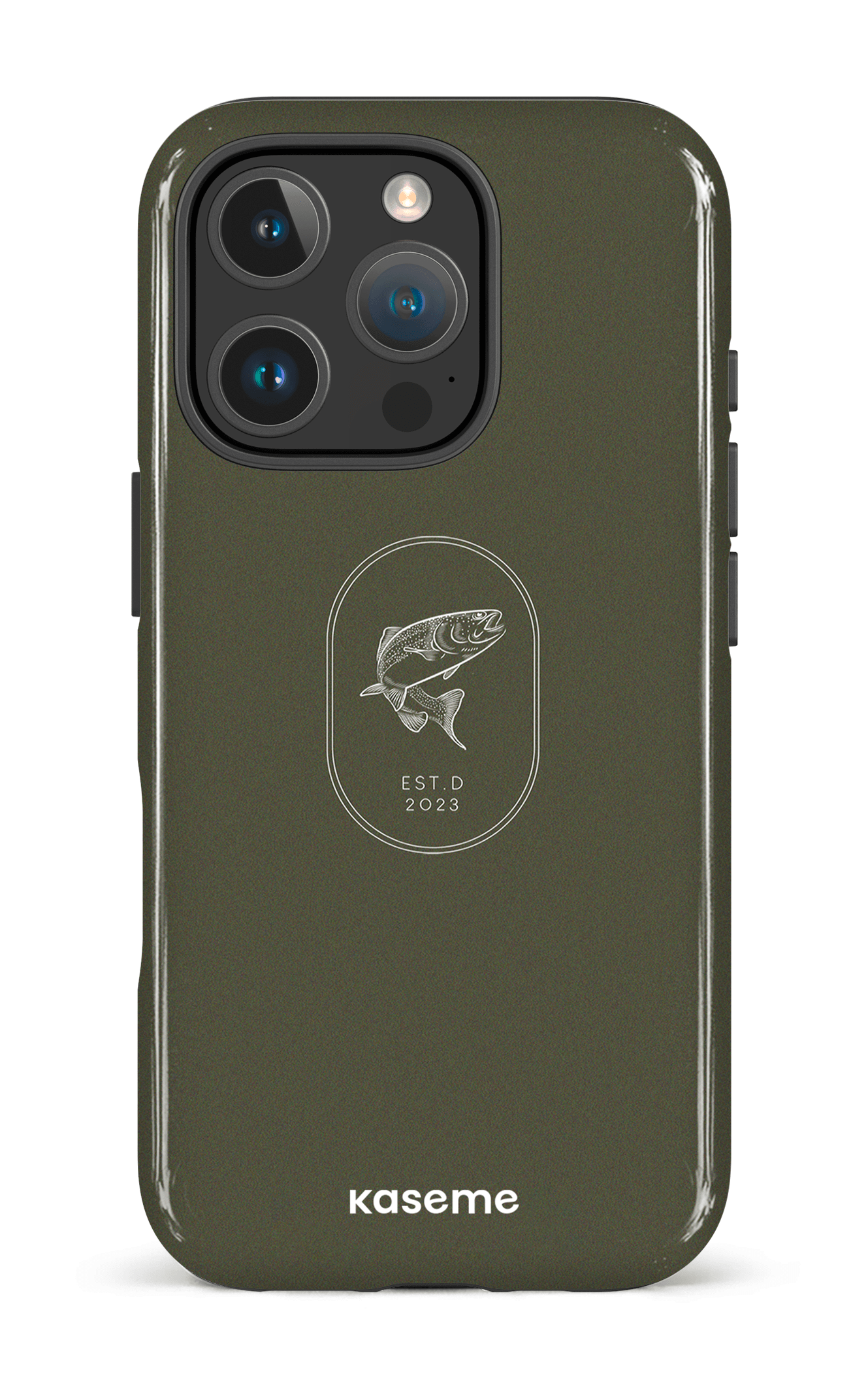iPhone 16 Pro Impact Case Fishing Green -