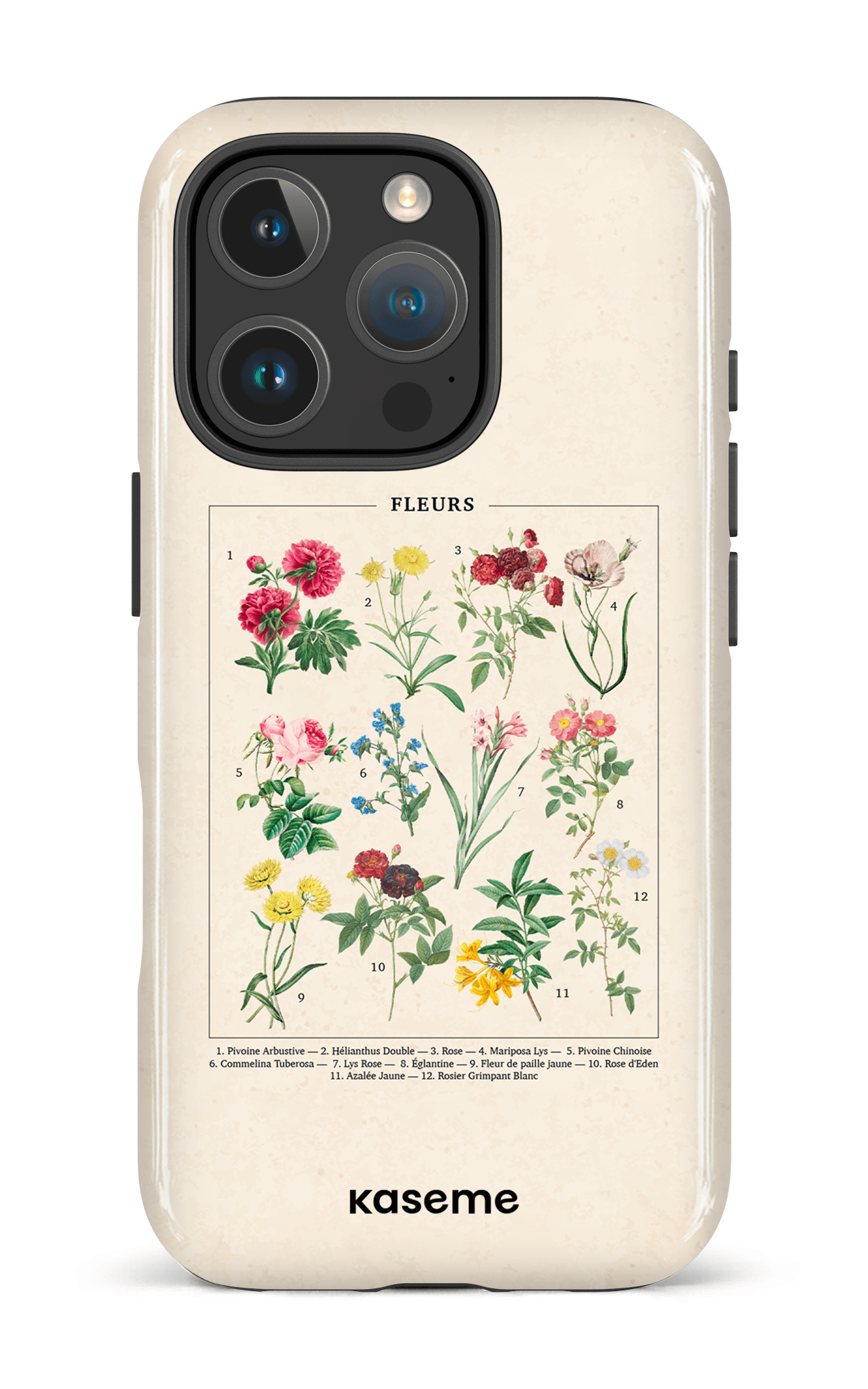 iPhone 16 Pro Impact Case Floraison -