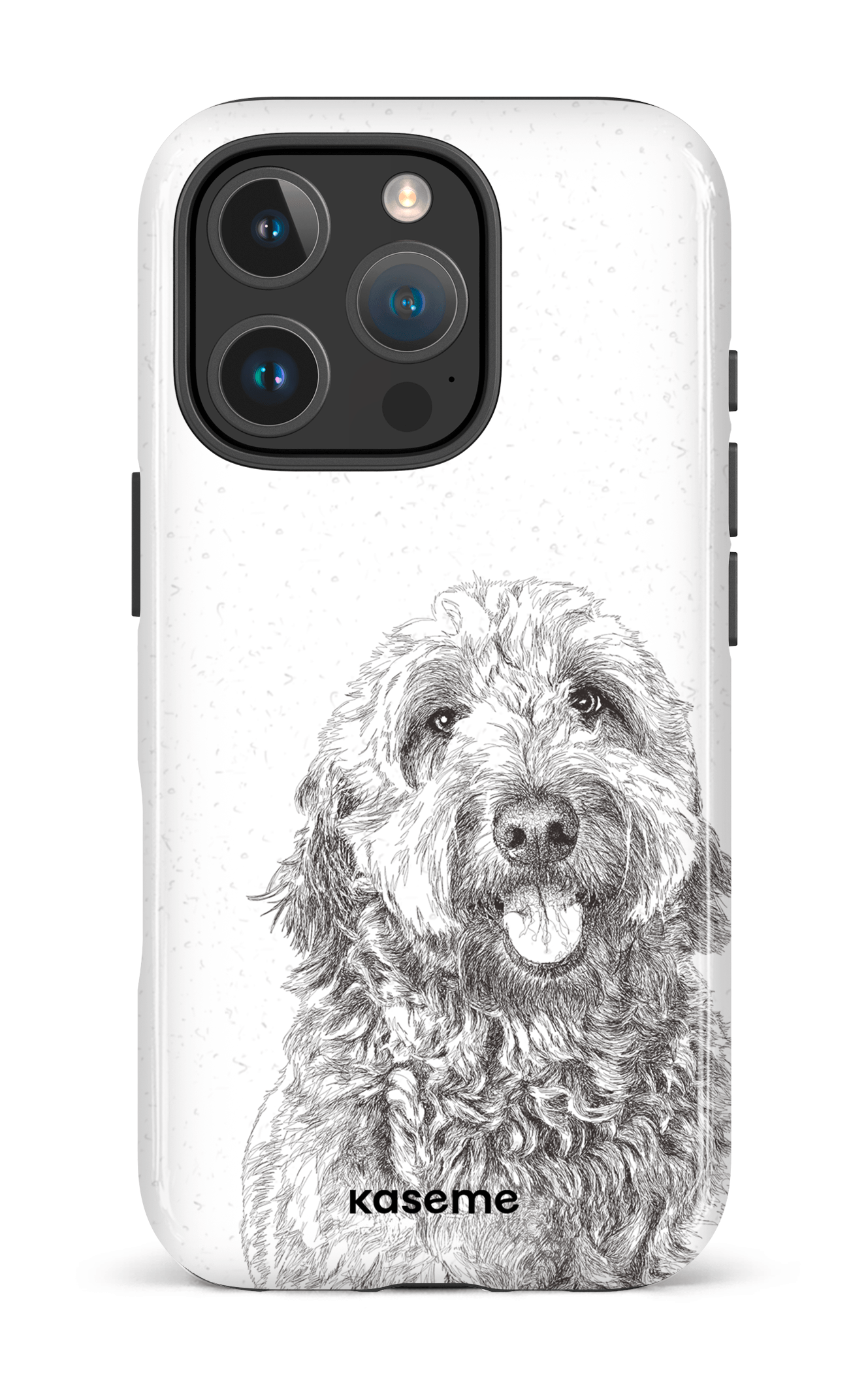 iPhone 16 Pro Impact Case Golden Doodle -