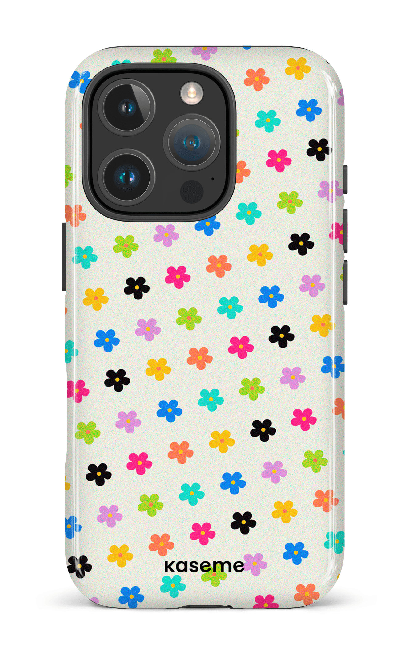 iPhone 16 Pro Impact Case Joyful Flowers -