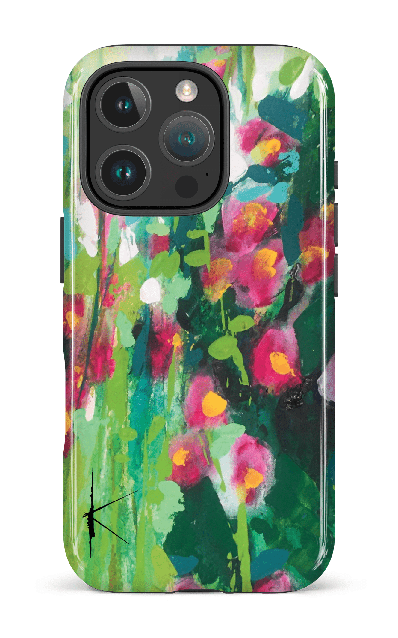 iPhone 16 Pro Impact Case La Rose Trémière par Kristine Girard -