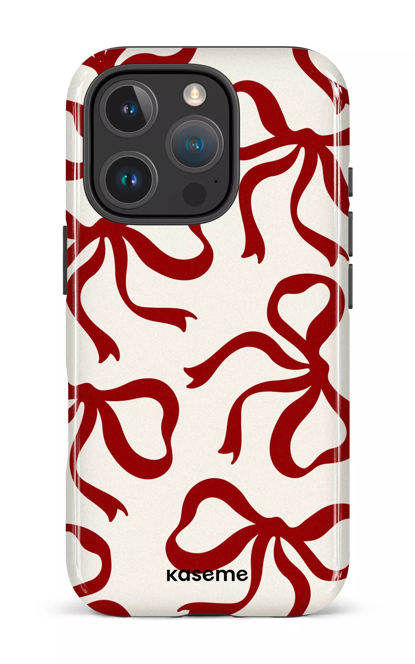 iPhone 16 Pro Impact Case Lace Burgundy -