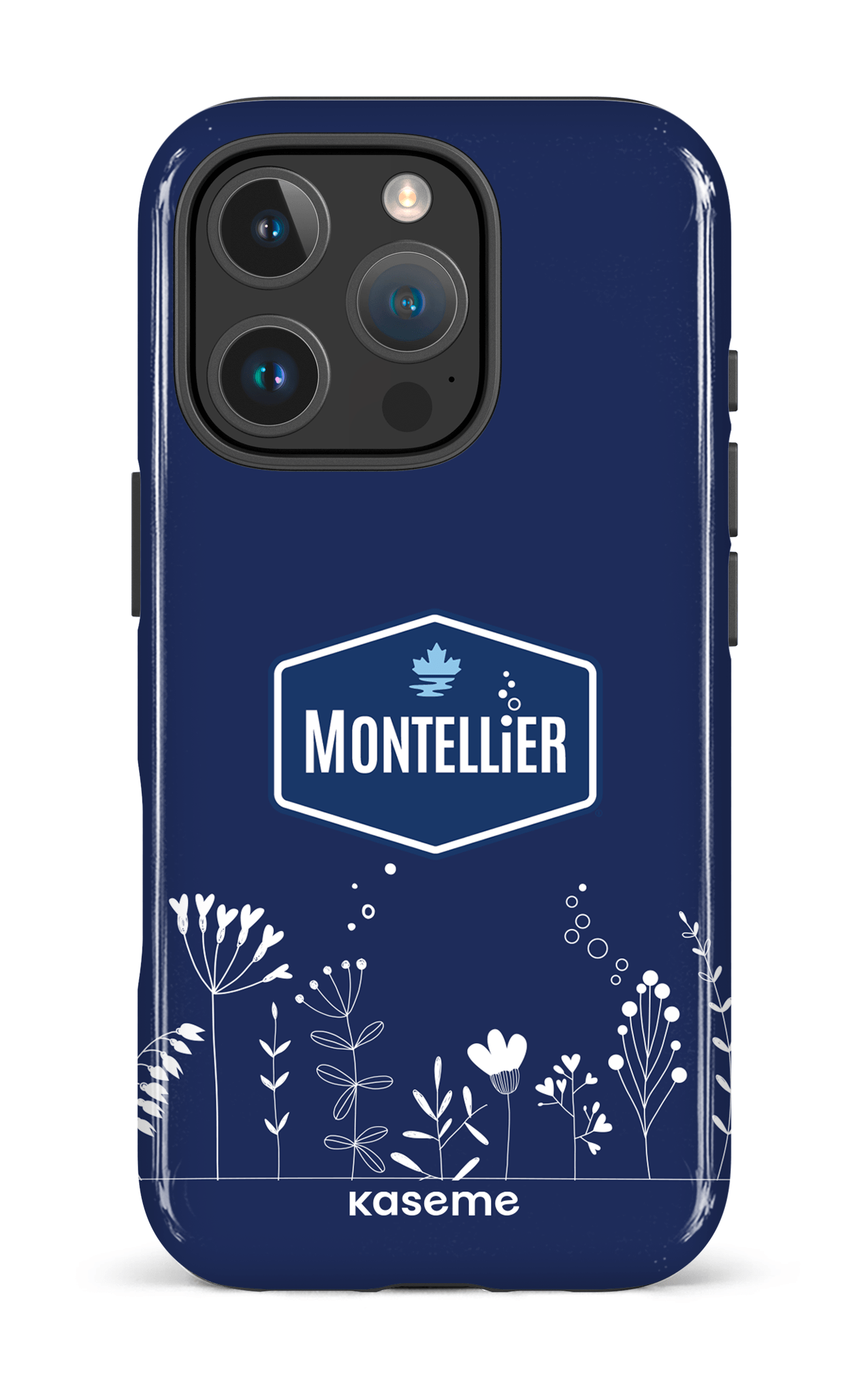 iPhone 16 Pro Impact Case Montellier Fleurs -