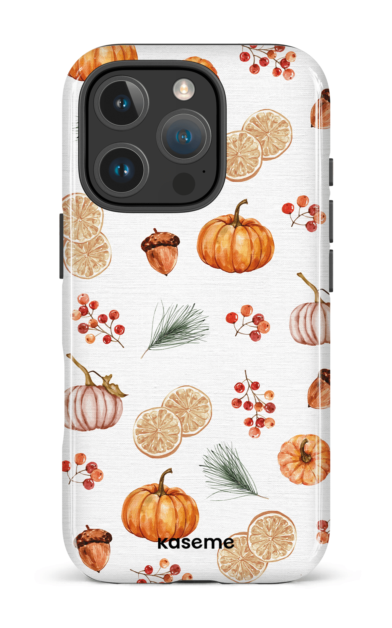 iPhone 16 Pro Impact Case Pumpkin Garden -