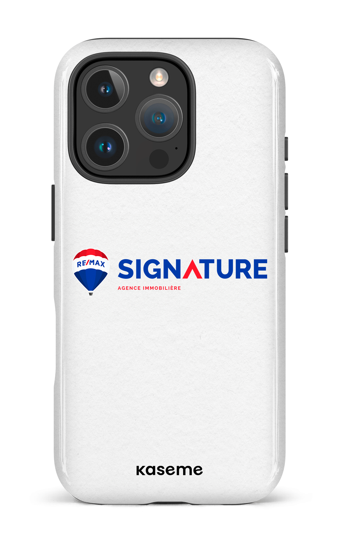 iPhone 16 Pro Impact Case Remax Signature Blanc -