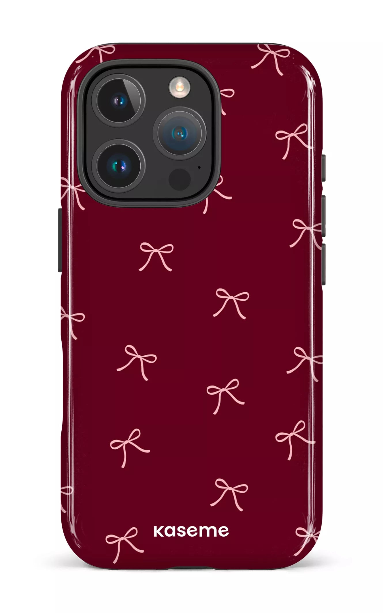 iPhone 16 Pro Impact Case Roselyn Burgundy -