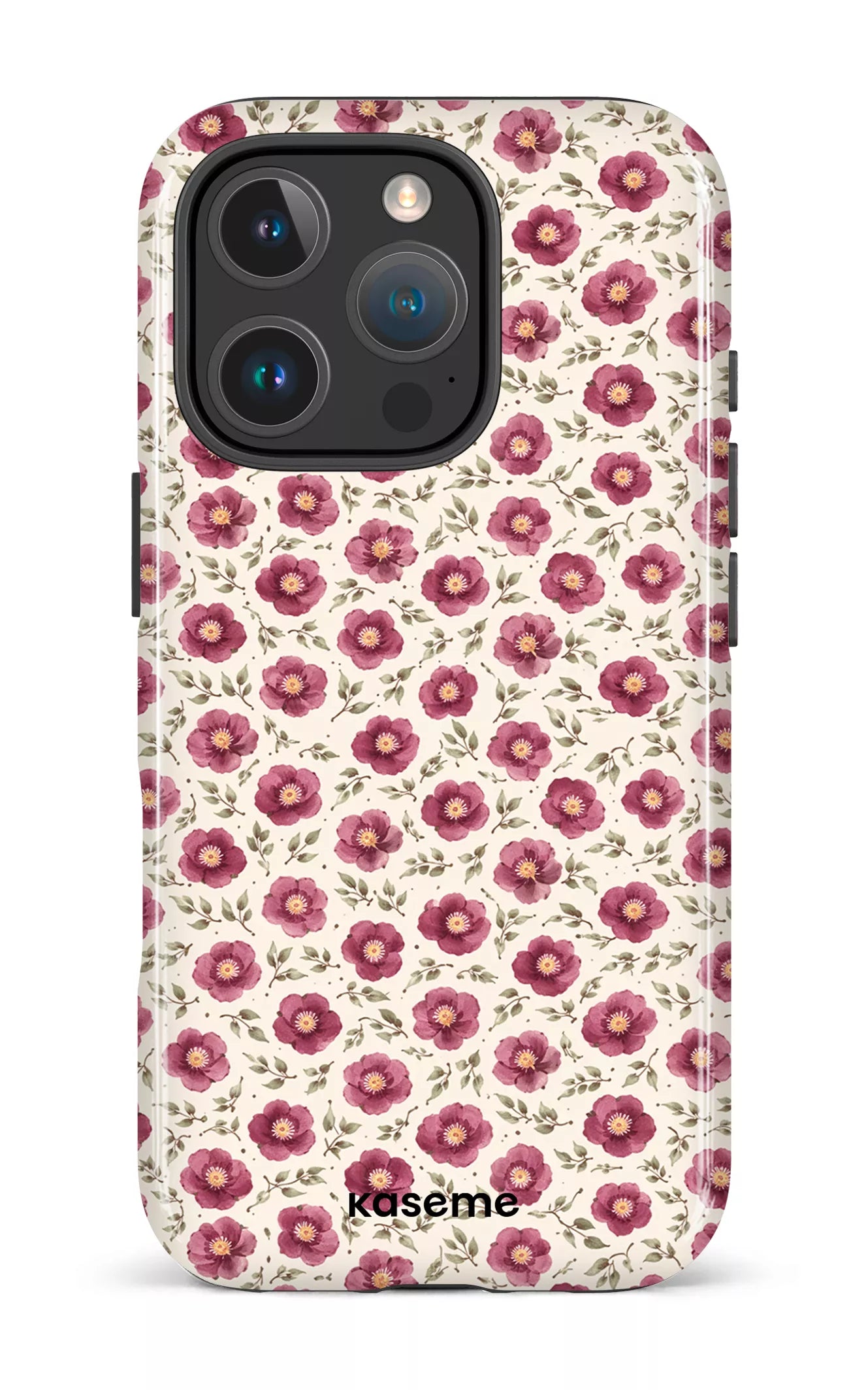 iPhone 16 Pro Impact Case Ruby Bloom -