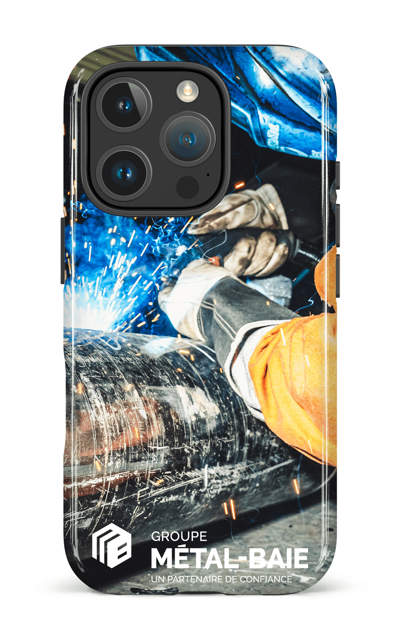 iPhone 16 Pro Impact Case Soudure par Métal-Baie -