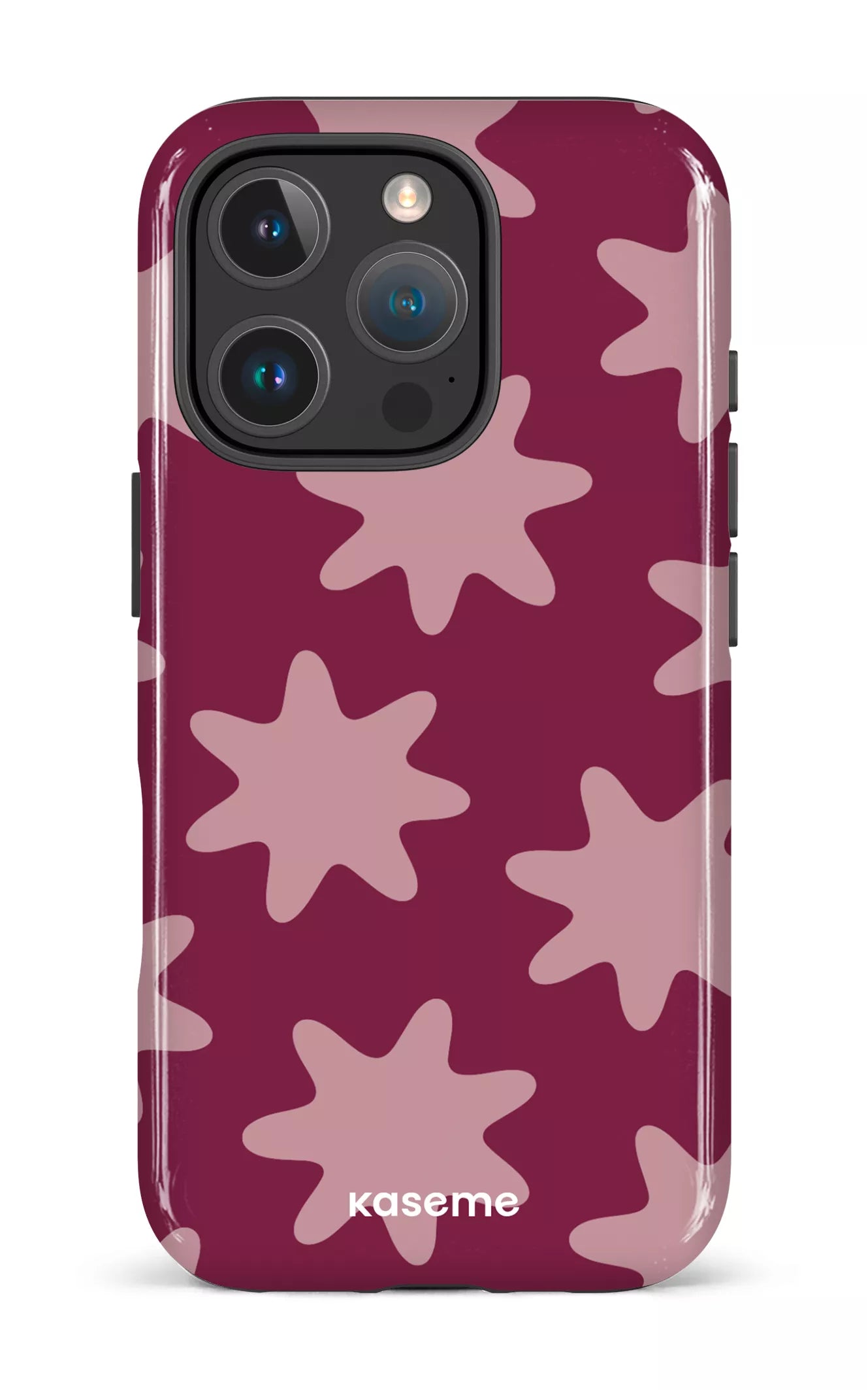 iPhone 16 Pro Impact Case Unframed Burgundy -
