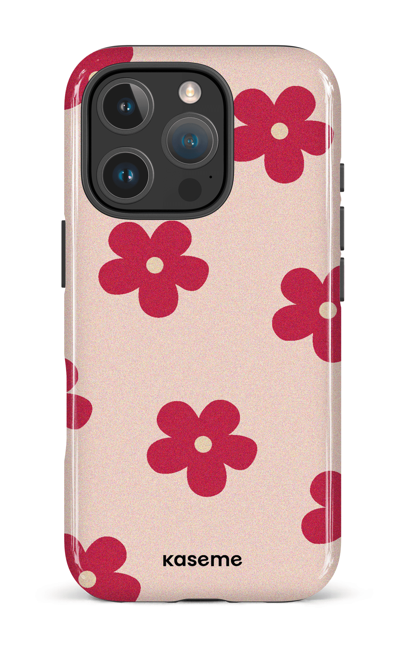 iPhone 16 Pro Impact Case Woodstock magenta -