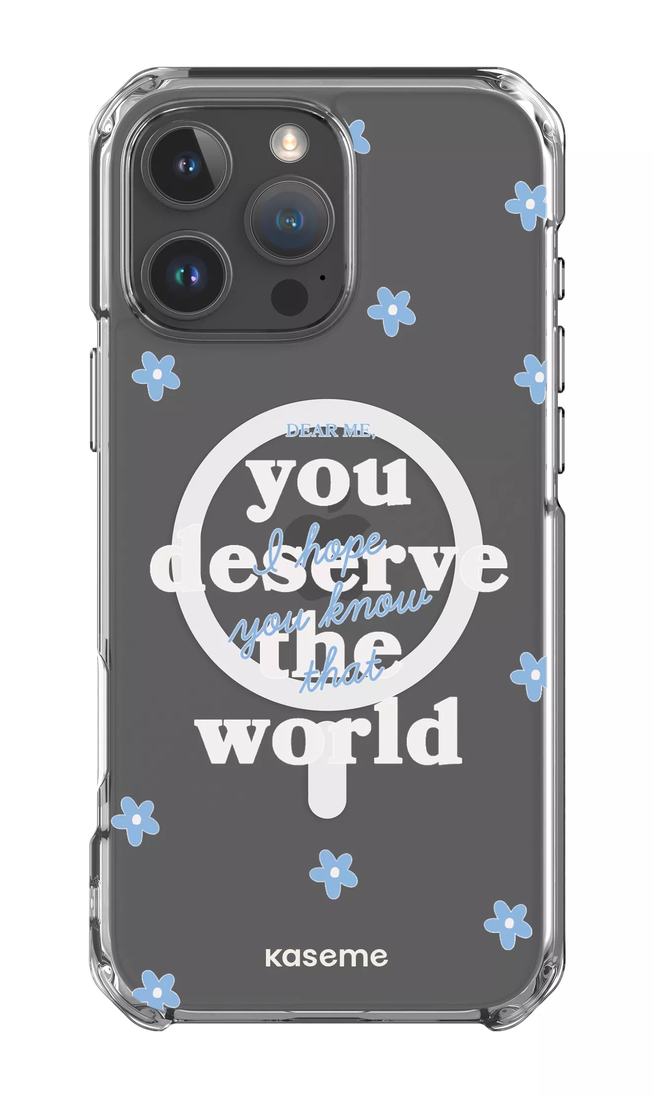 iPhone 16 Pro Max Clear Case Magsafe Dear Me Clear Case -