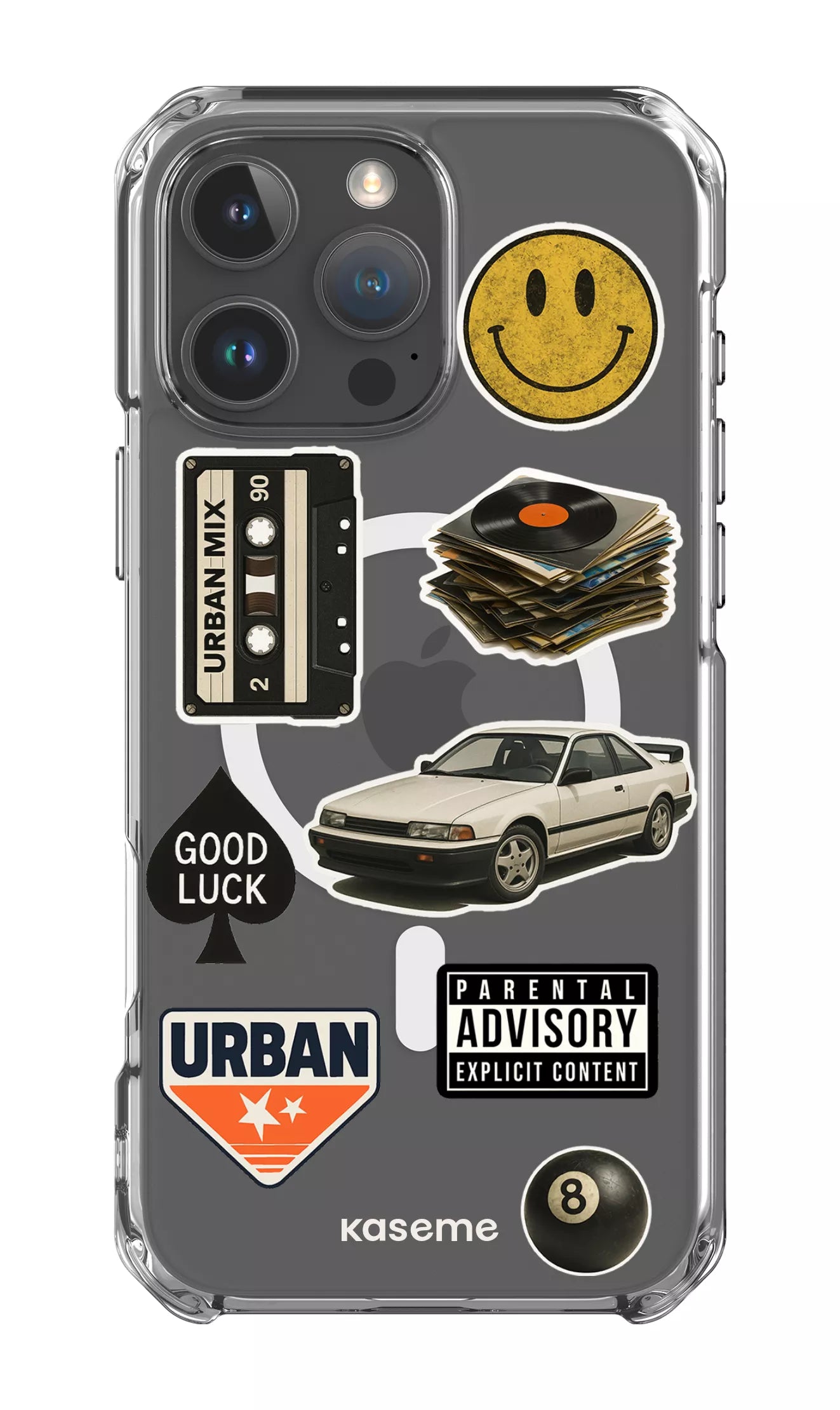 iPhone 16 Pro Max Clear Case Magsafe Downtown Clear Case -