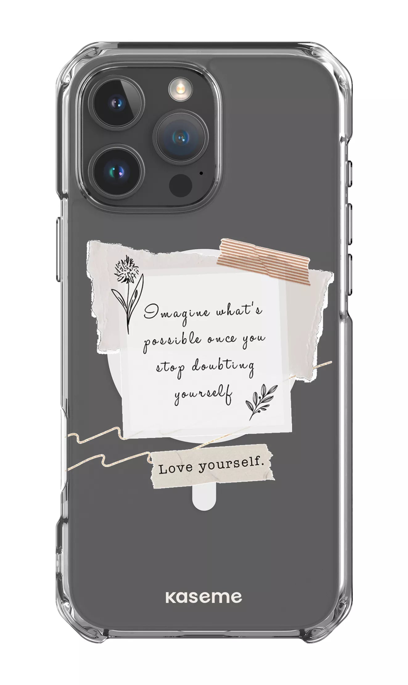 iPhone 16 Pro Max Clear Case Magsafe Faith Clear Case -