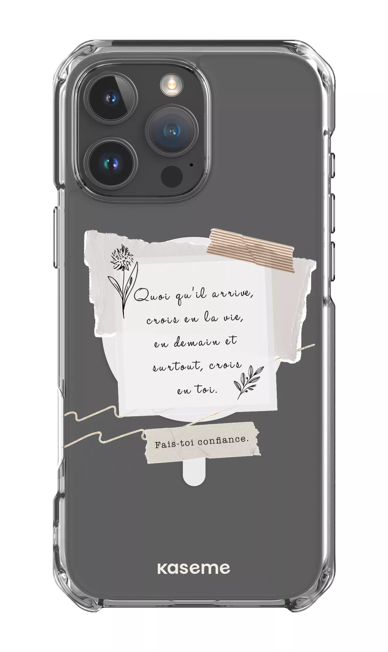 iPhone 16 Pro Max Clear Case Magsafe Foi Clear Case -