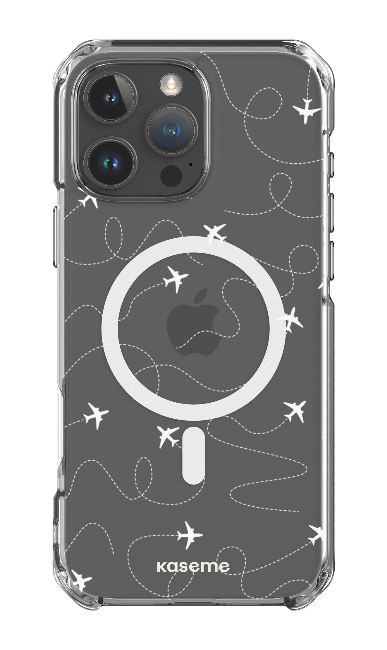 iPhone 16 Pro Max Clear Case Magsafe Globetrotter Clear Case -