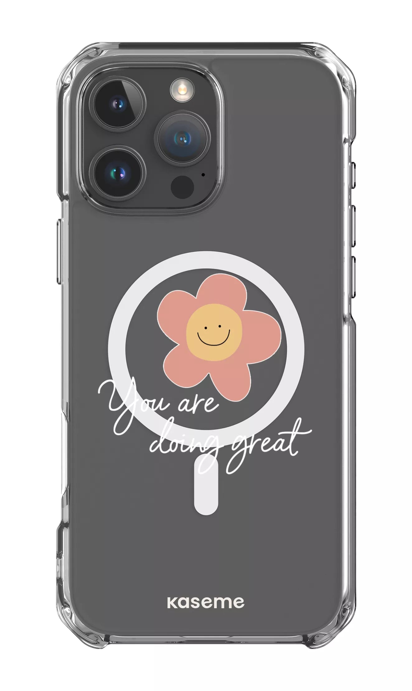 iPhone 16 Pro Max Clear Case Magsafe Keep going Clear Case -