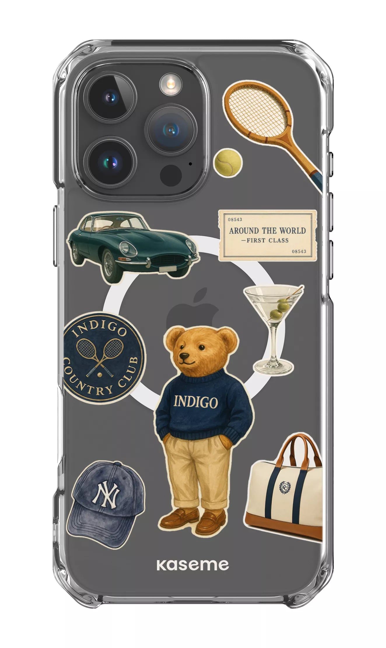 iPhone 16 Pro Max Clear Case Magsafe Kingsley Clear Case -