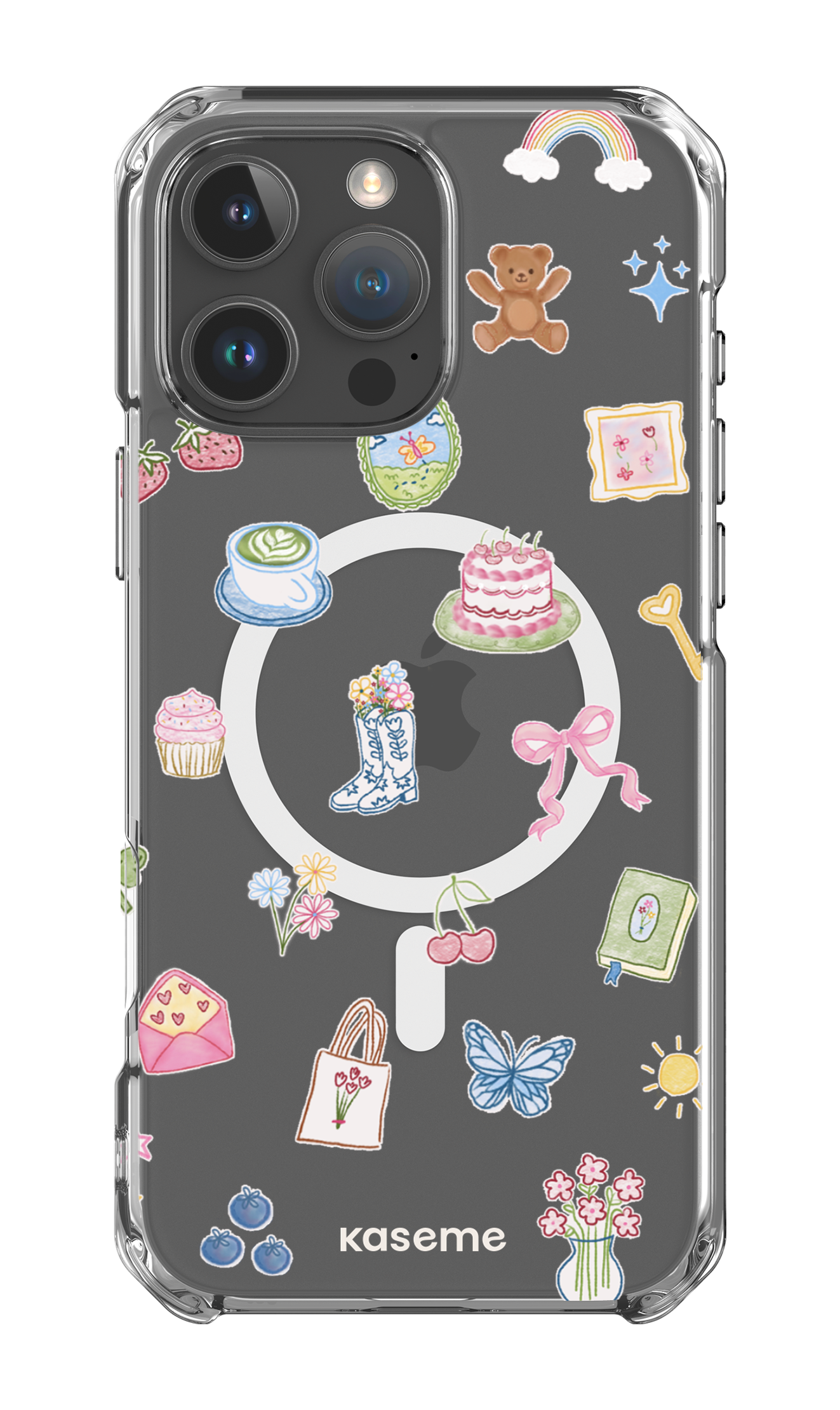 iPhone 16 Pro Max Clear Case Magsafe Poetry Clear Case -