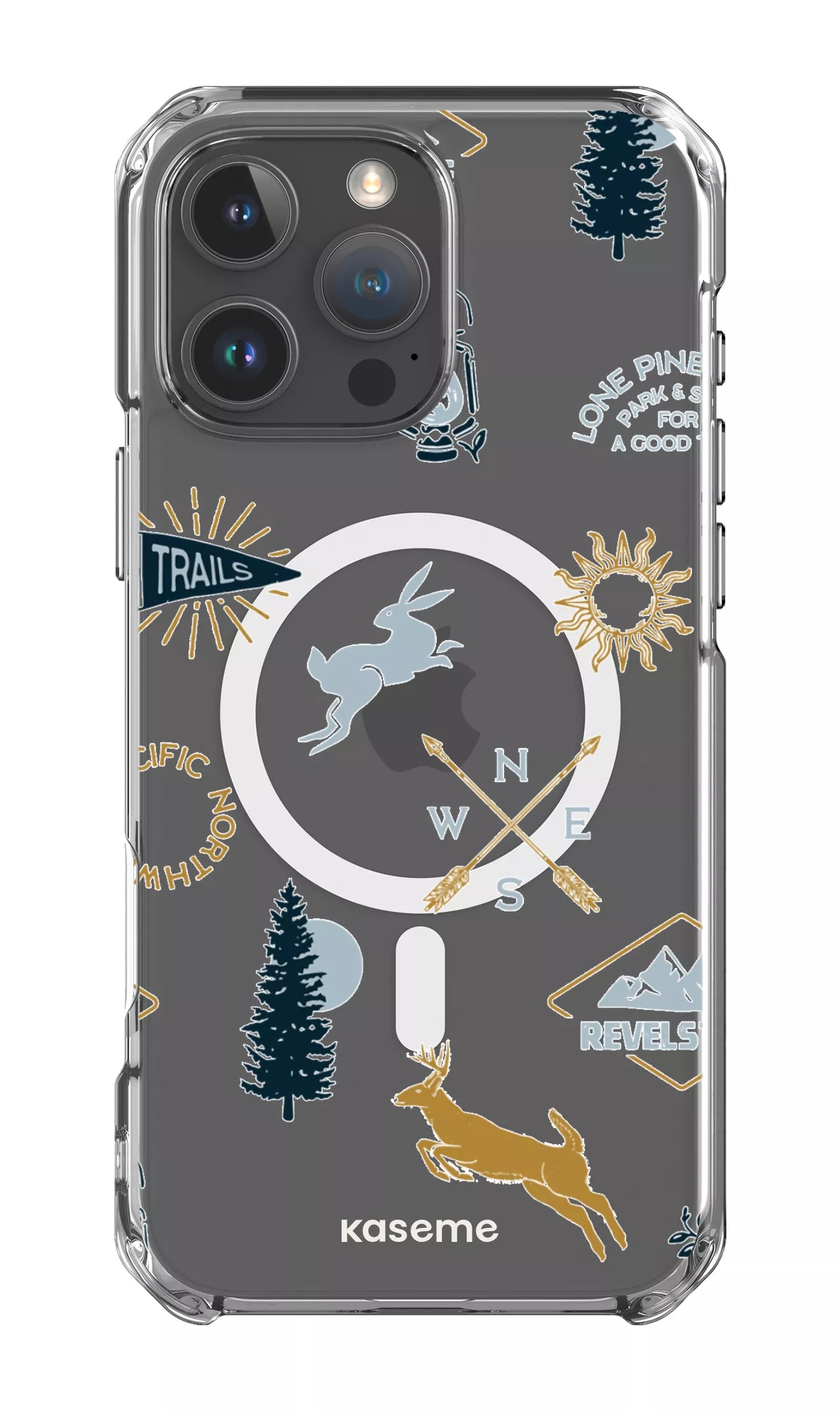 iPhone 16 Pro Max Clear Case Magsafe Revelstoke white Clear Case -