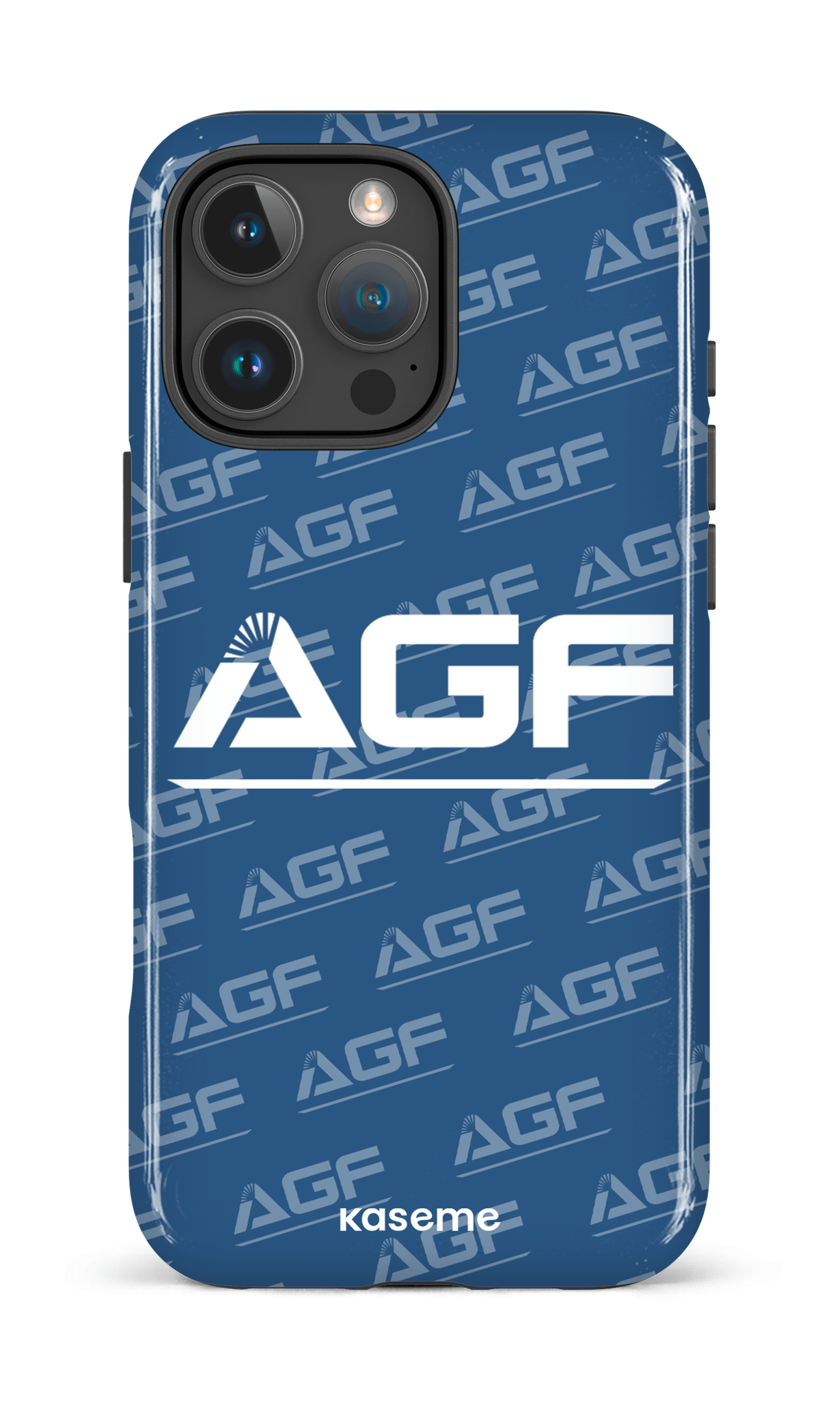 iPhone 16 Pro Max Impact Case AGF Bleu -
