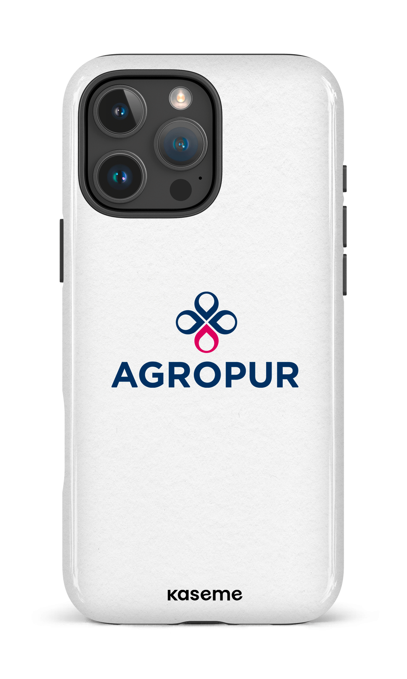 iPhone 16 Pro Max Impact Case Agropur Blanc -