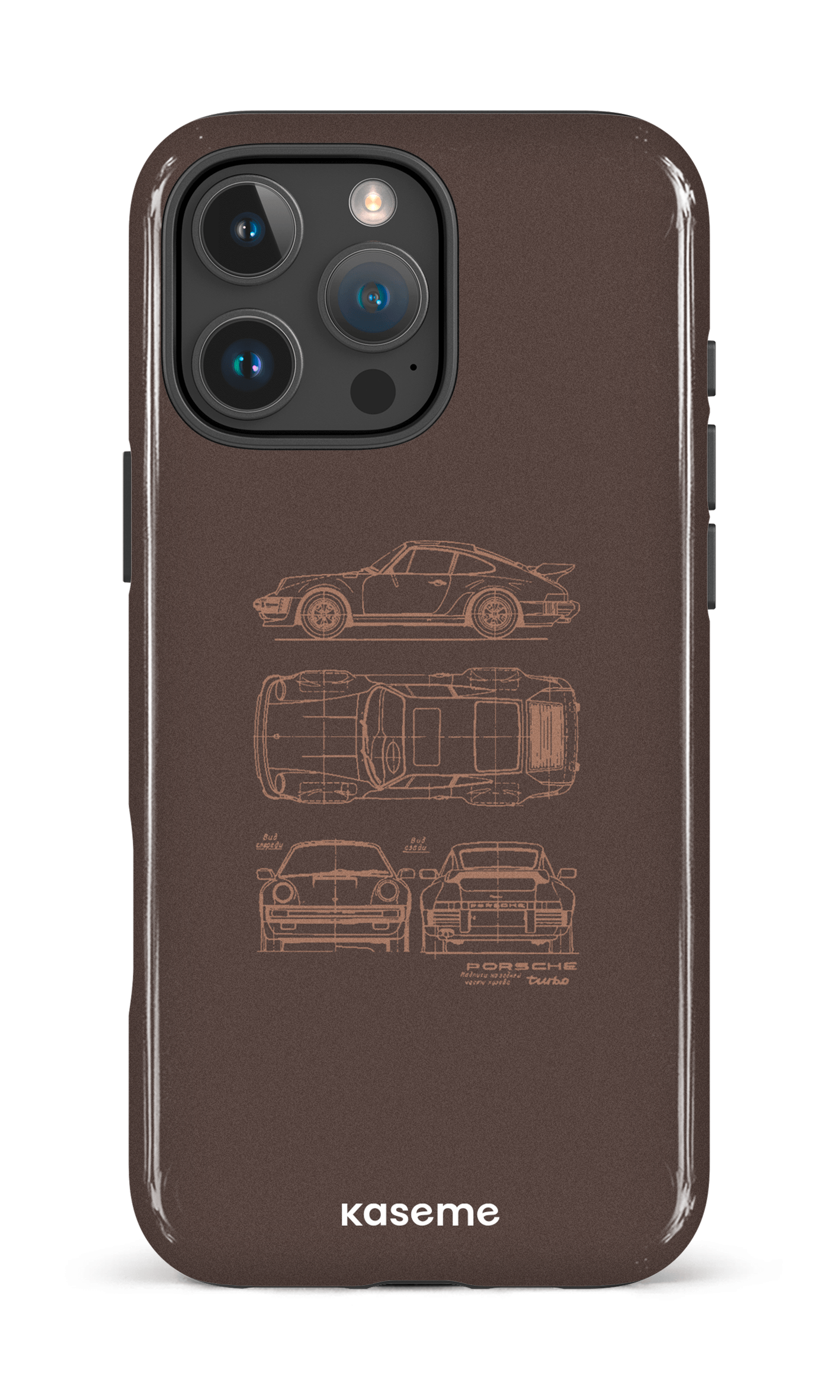 iPhone 16 Pro Max Impact Case Beat The Traffic Mocha -