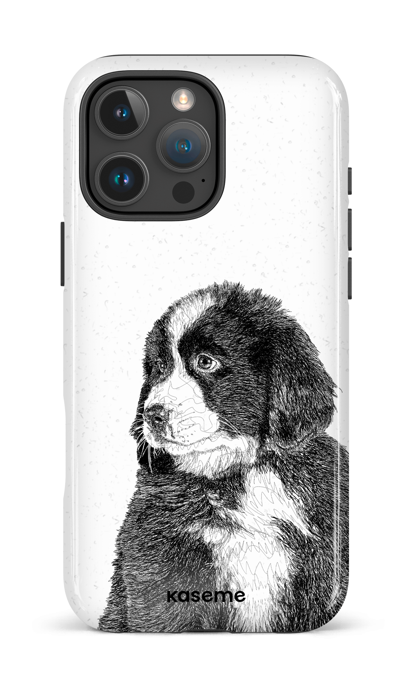 iPhone 16 Pro Max Impact Case Bernese Mountain Dog -