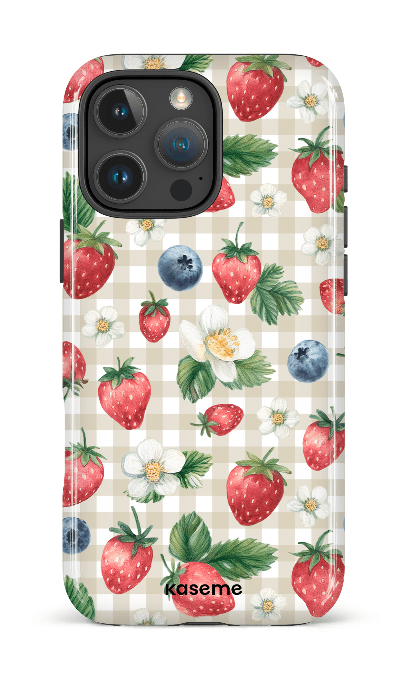 iPhone 16 Pro Max Impact Case Berry Bliss -