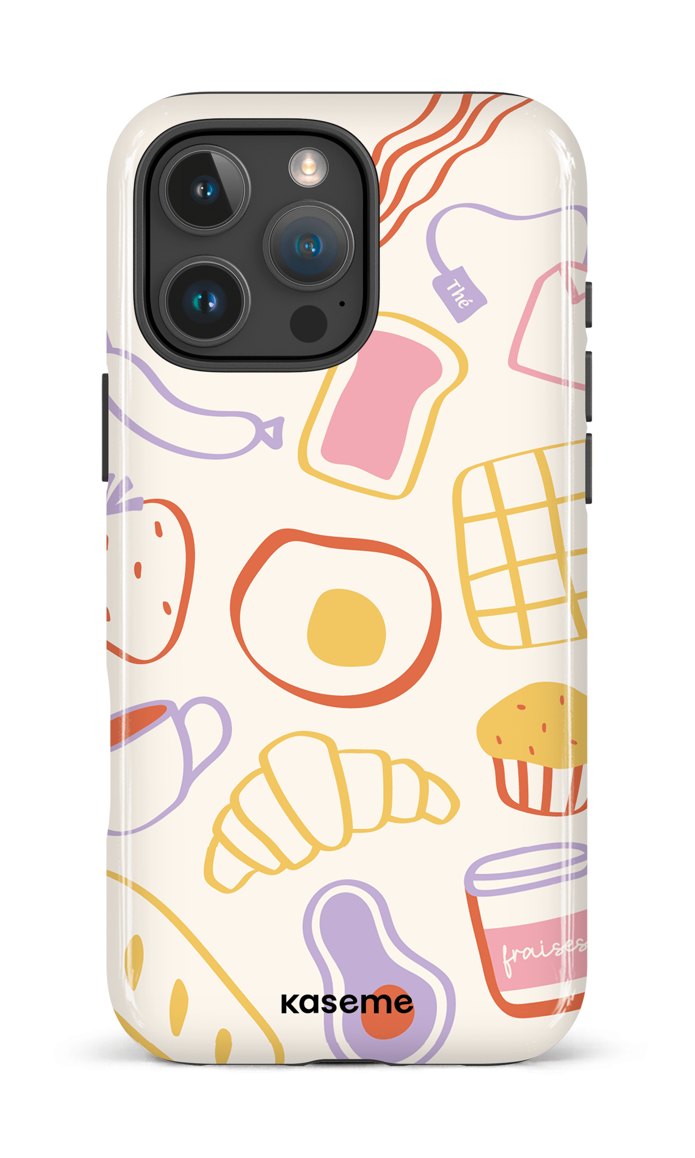 iPhone 16 Pro Max Impact Case Breakfast all day -