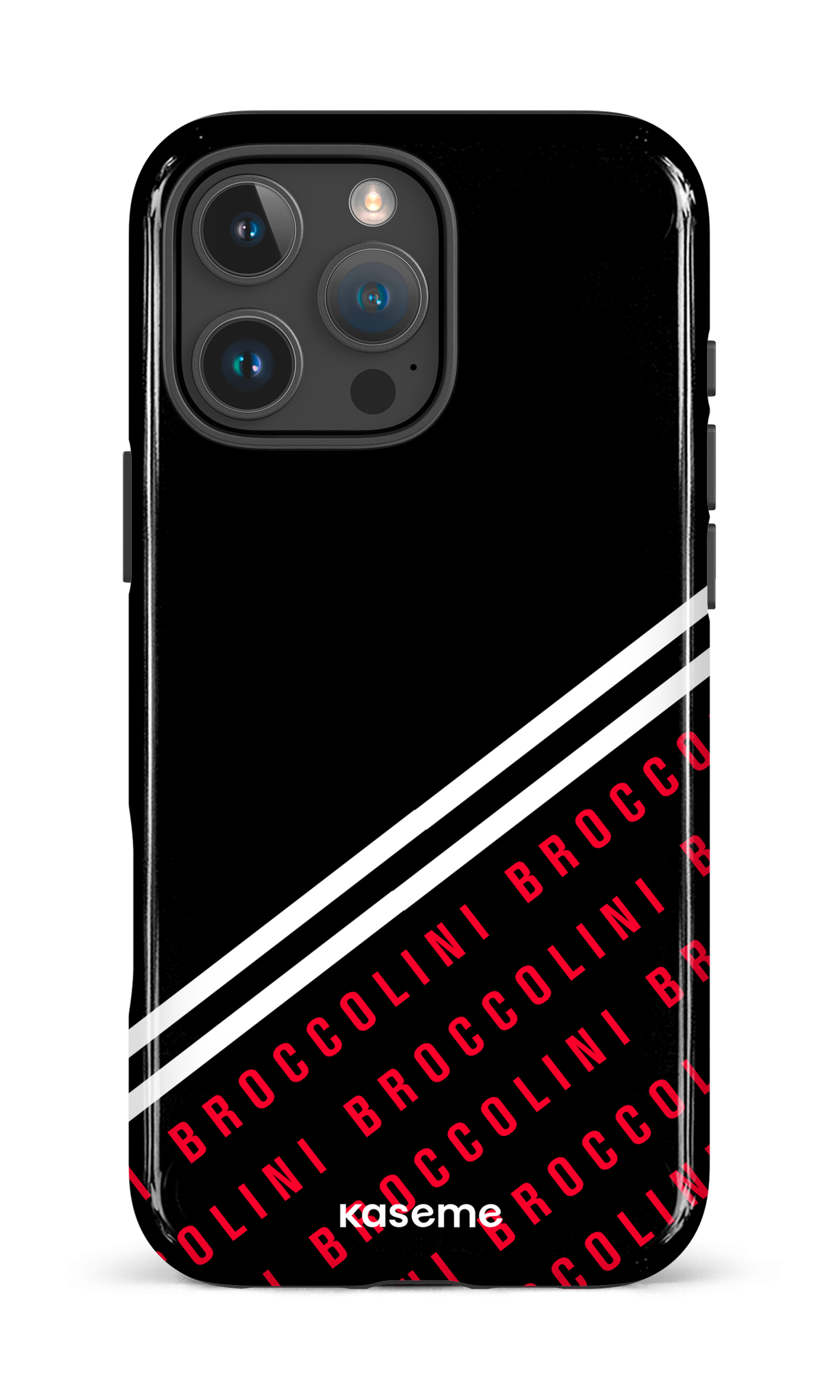 iPhone 16 Pro Max Impact Case Broccolini Noir -