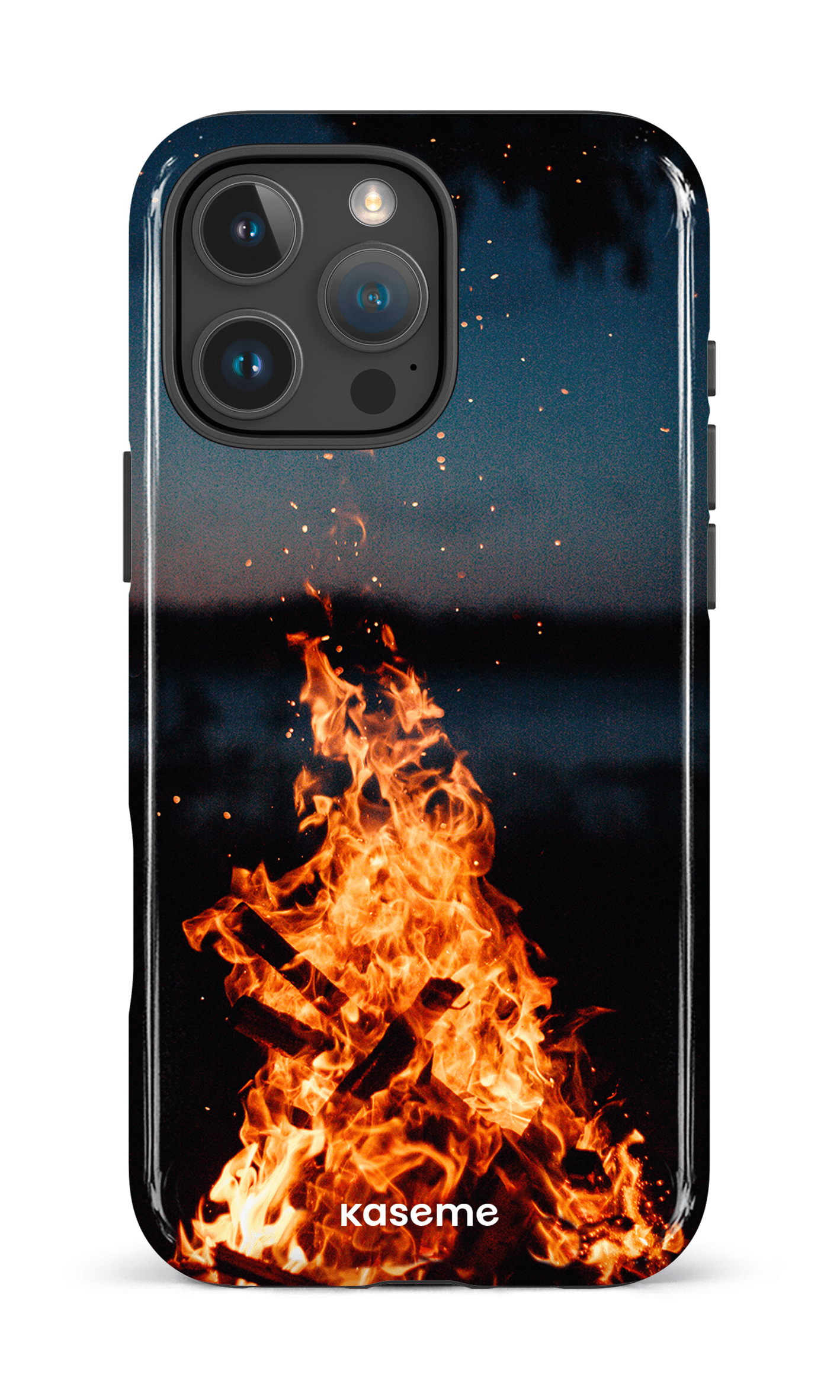 iPhone 16 Pro Max Impact Case Camp Fire -