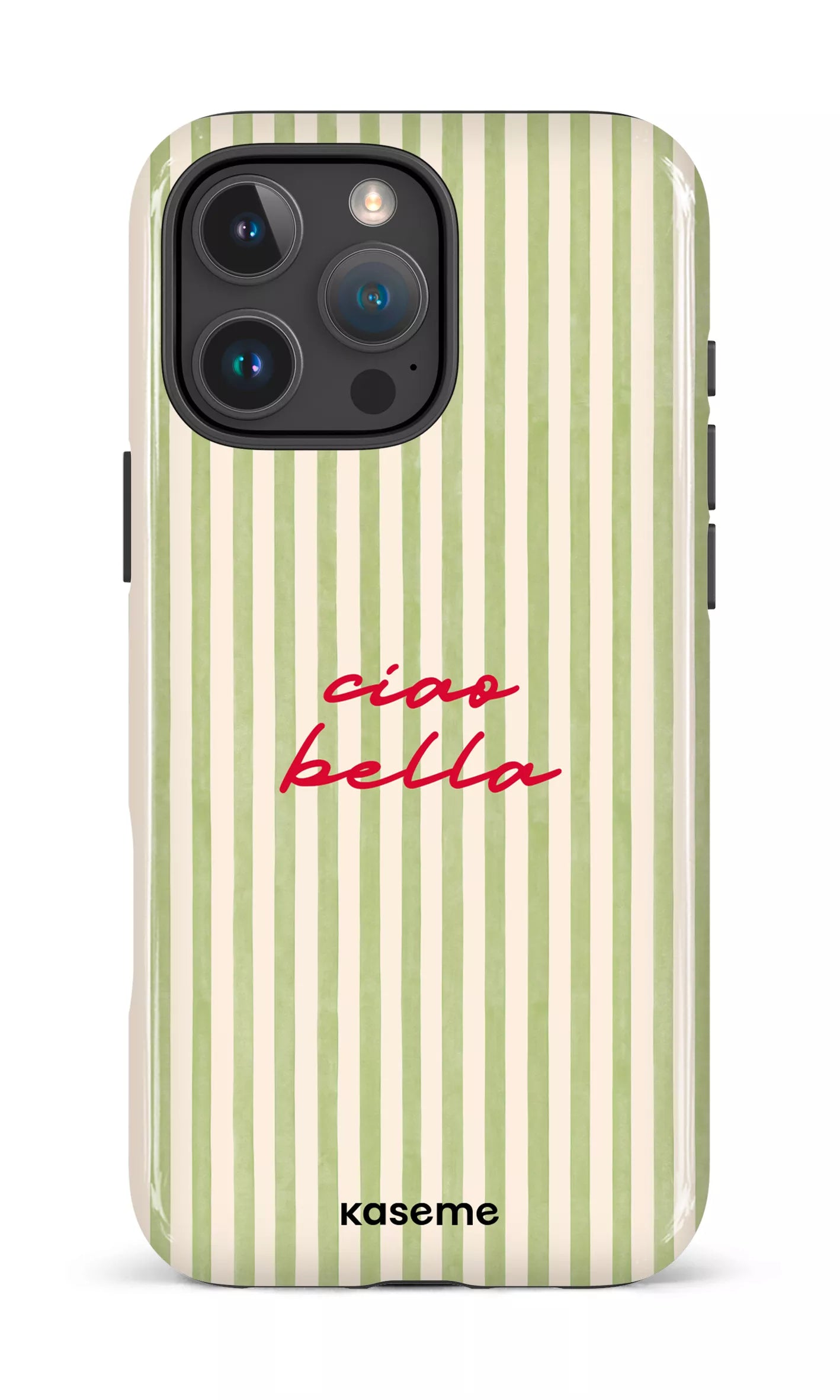 iPhone 16 Pro Max Impact Case Ciao Bella Green -