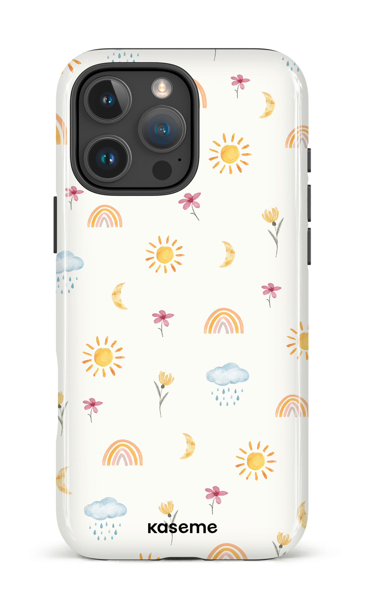 iPhone 16 Pro Max Impact Case Cloudy -