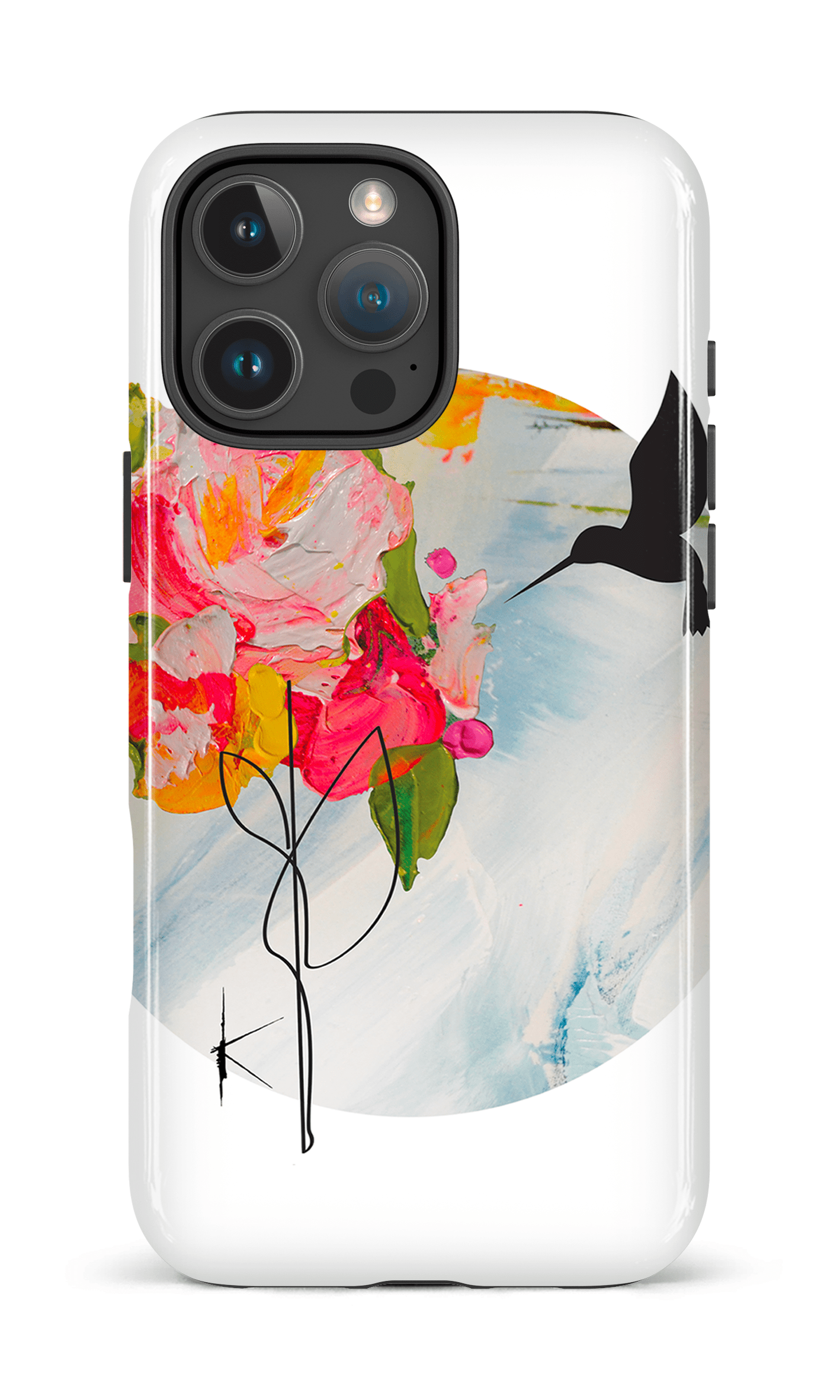 iPhone 16 Pro Max Impact Case Colibri par Kristine Girard -