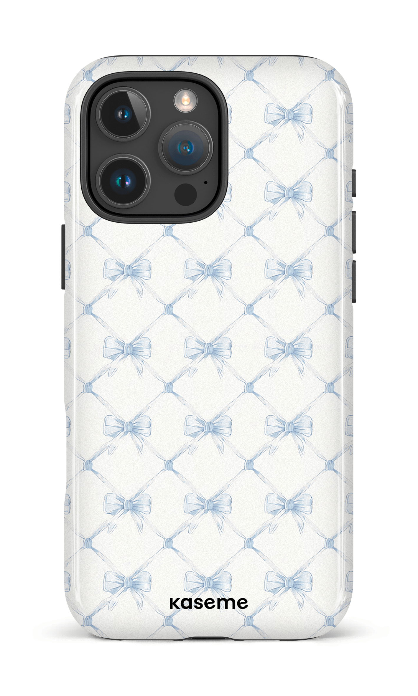 iPhone 16 Pro Max Impact Case Coquette Blue -