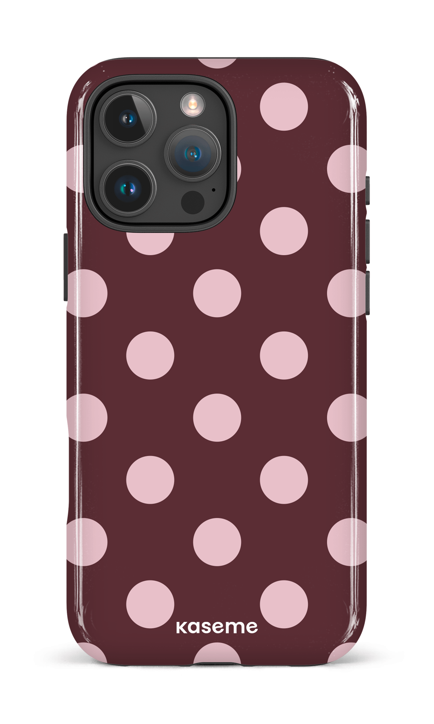 iPhone 16 Pro Max Impact Case Couture Burgundy -
