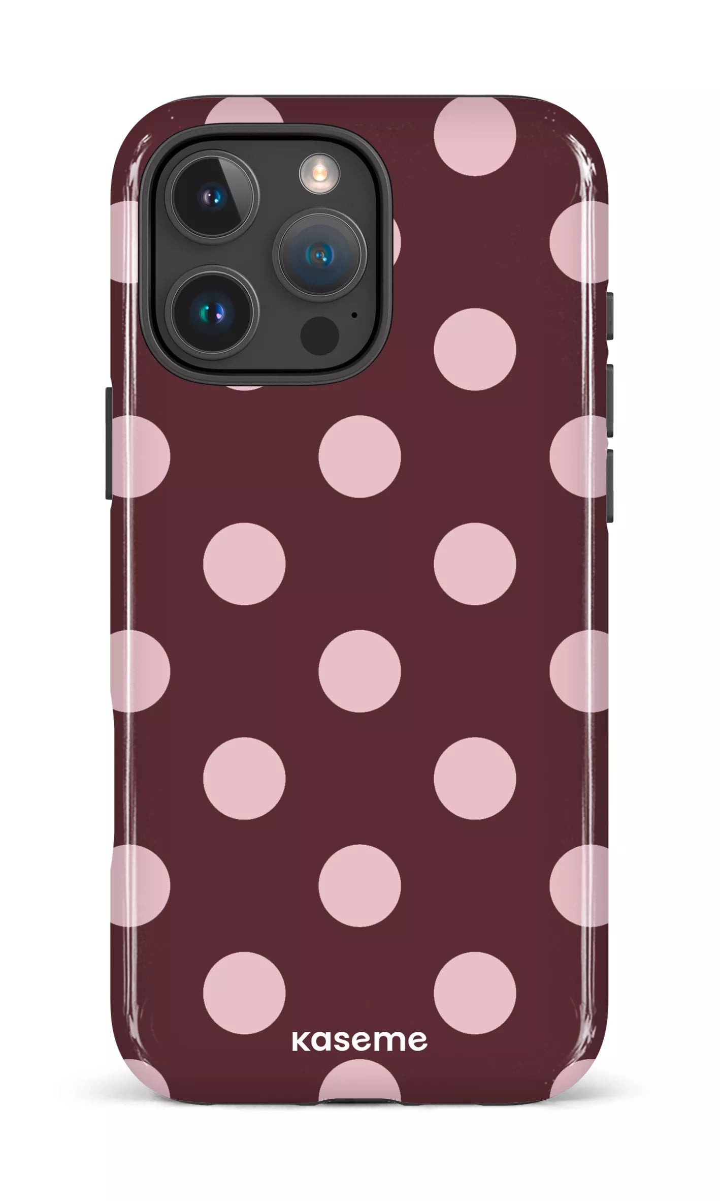 iPhone 16 Pro Max Impact Case Couture Burgundy -