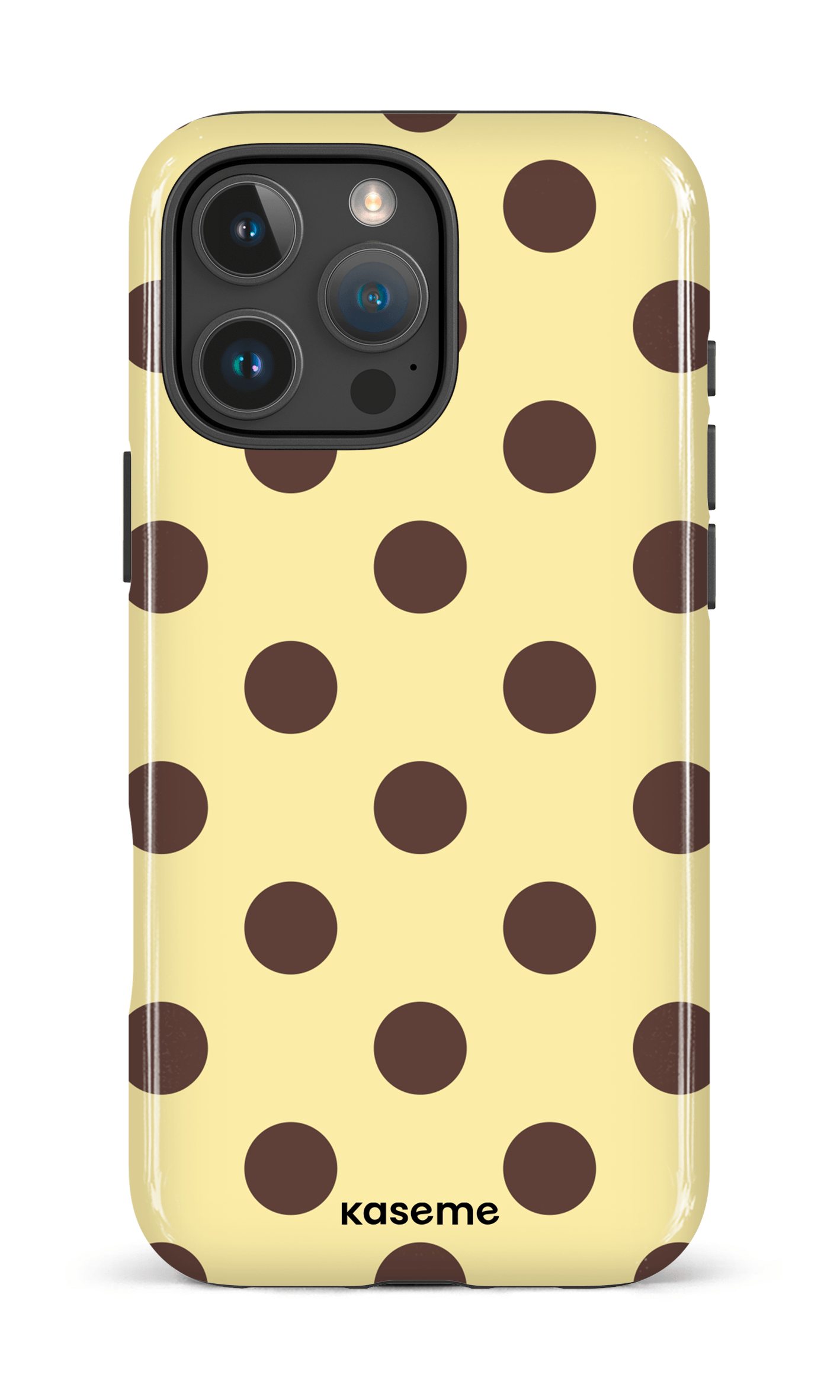 iPhone 16 Pro Max Impact Case Couture Yellow -