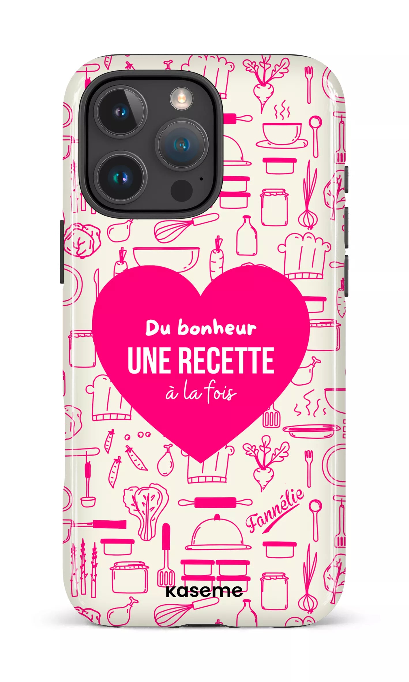 iPhone 16 Pro Max Impact Case Du bonheur une recette à la fois -