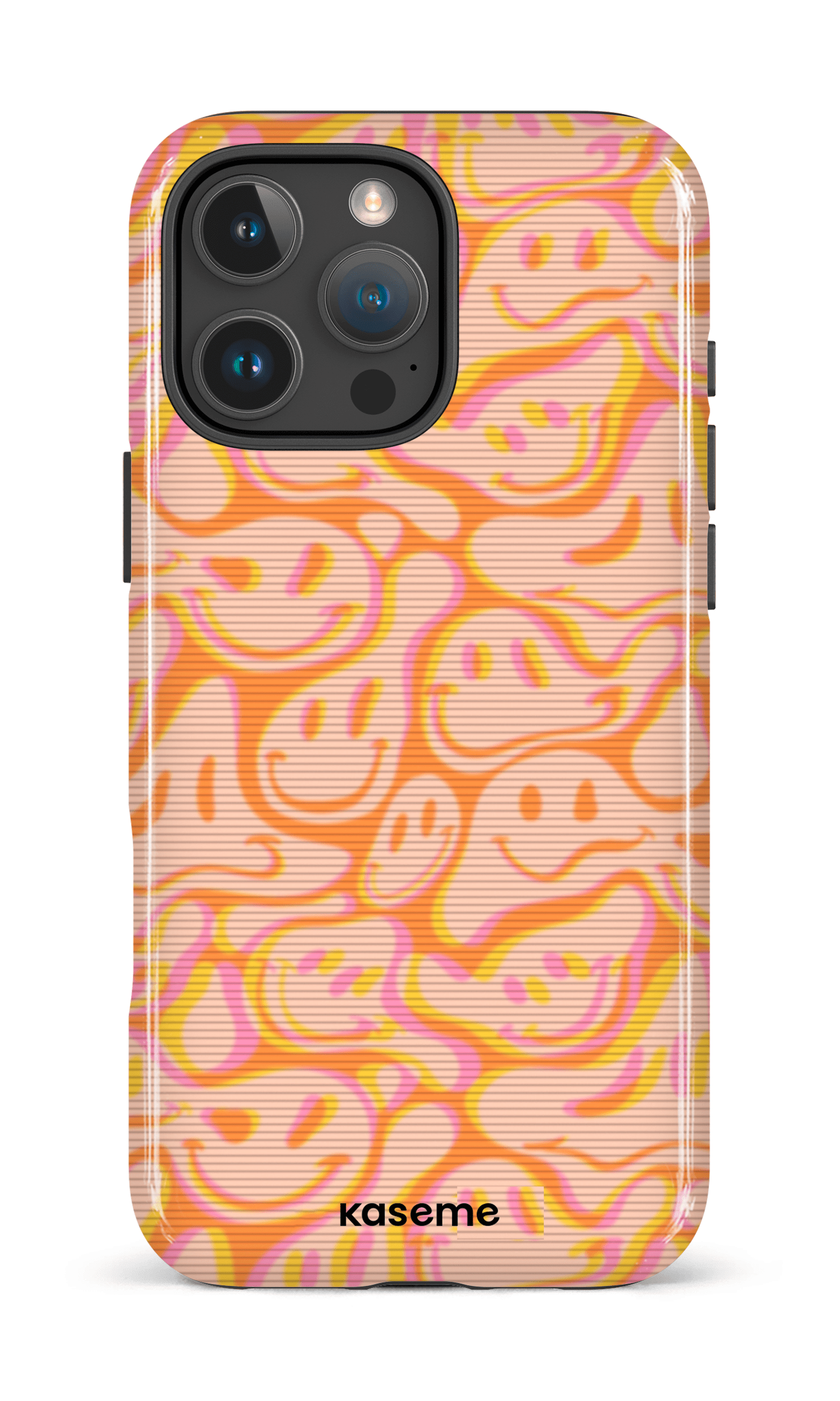 iPhone 16 Pro Max Impact Case Dystopia orange -