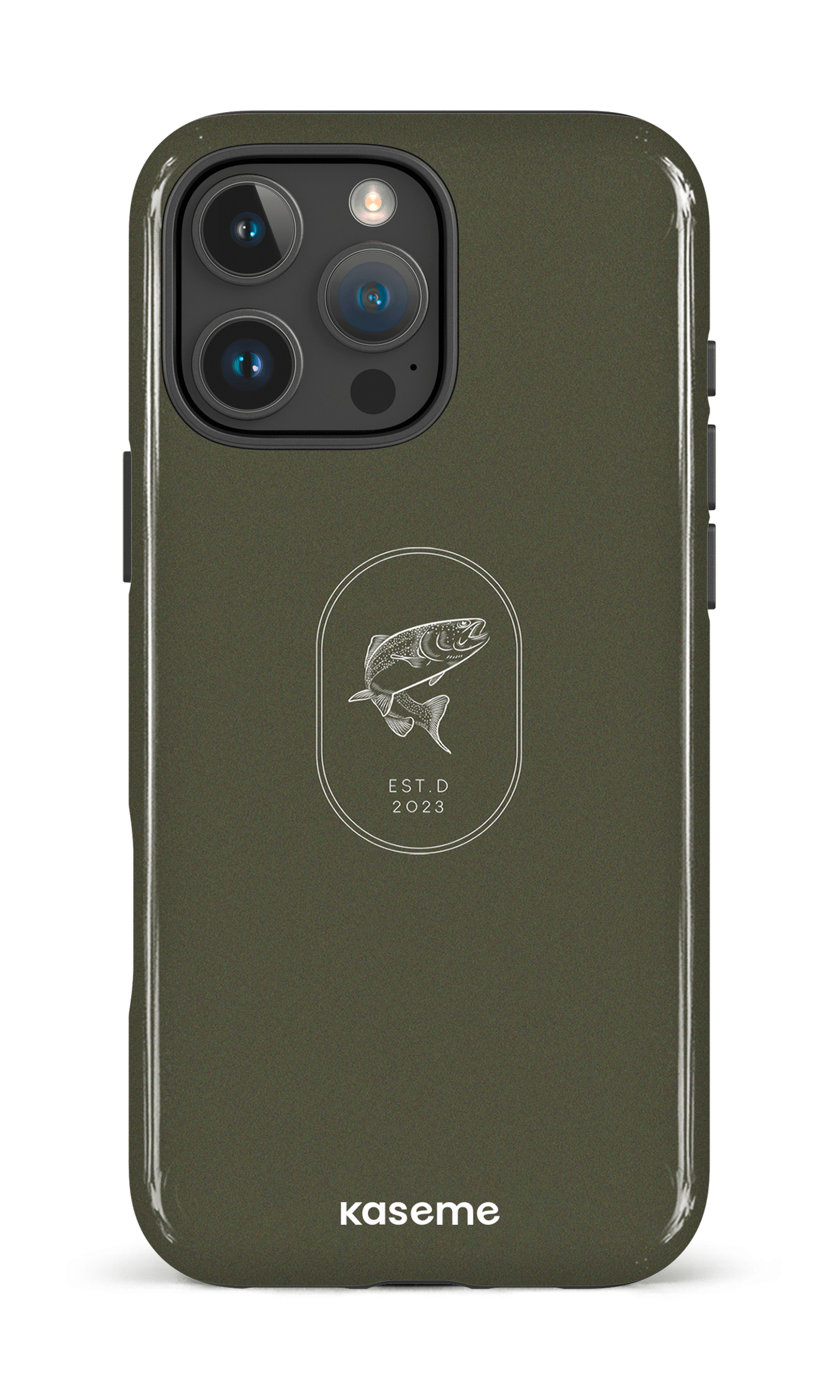 iPhone 16 Pro Max Impact Case Fishing Green -