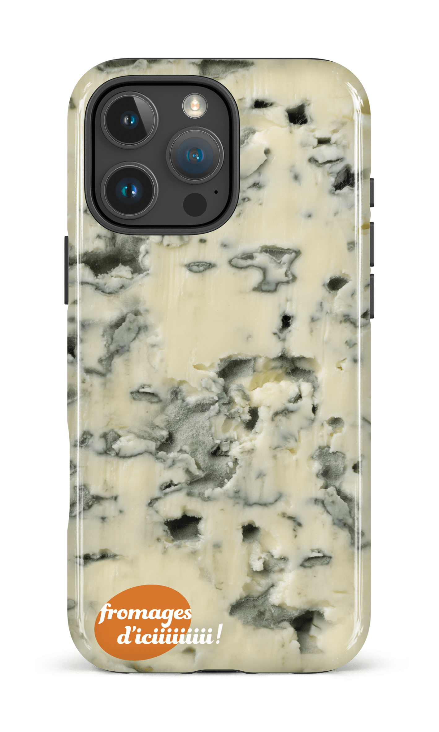 iPhone 16 Pro Max Impact Case Fromage Bleu Logo -