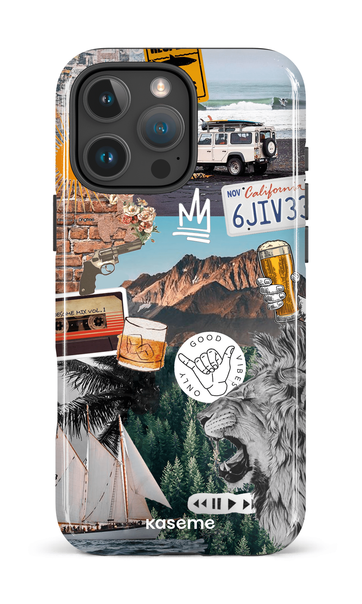 iPhone 16 Pro Max Impact Case Groovy -