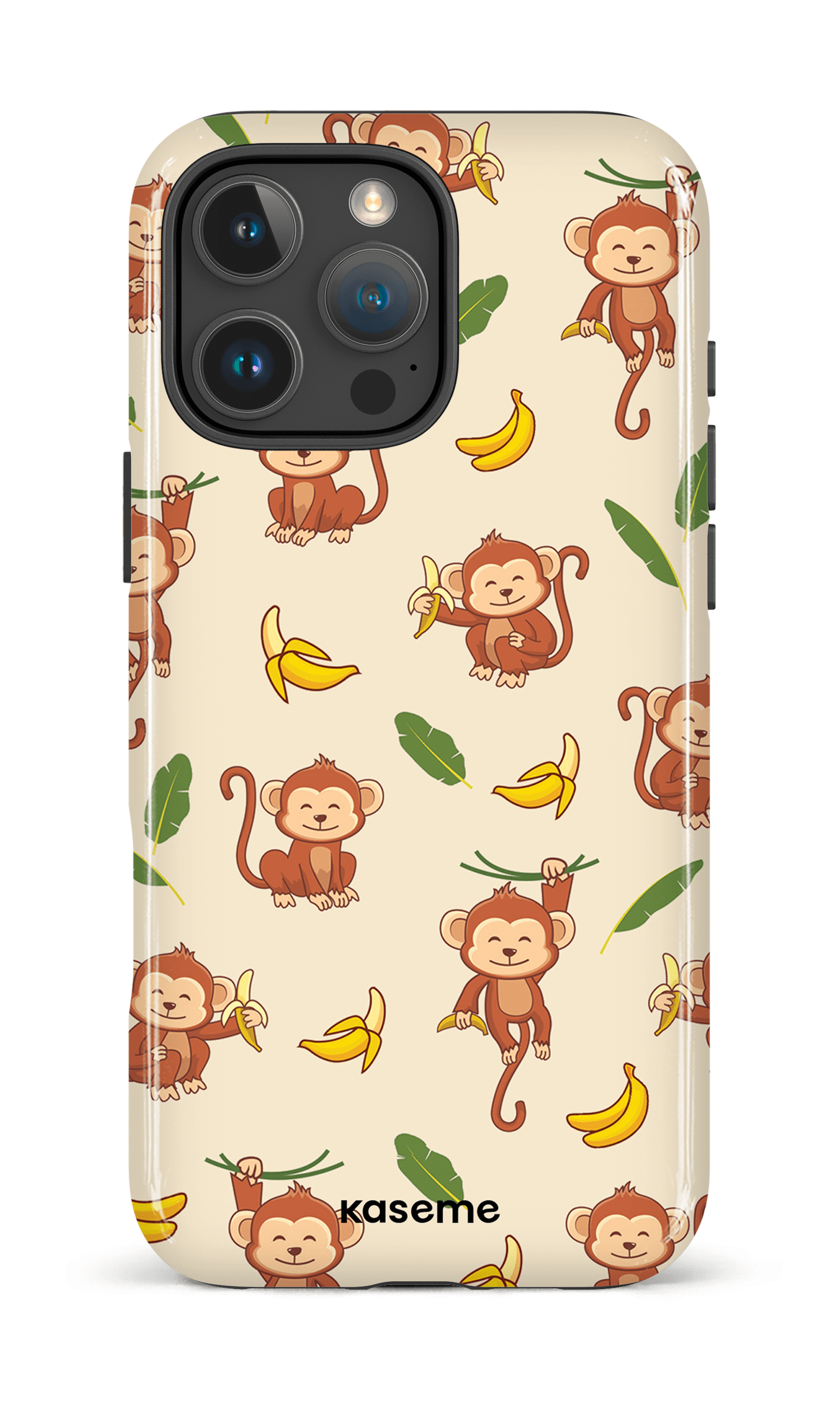 iPhone 16 Pro Max Impact Case Happy Monkey -