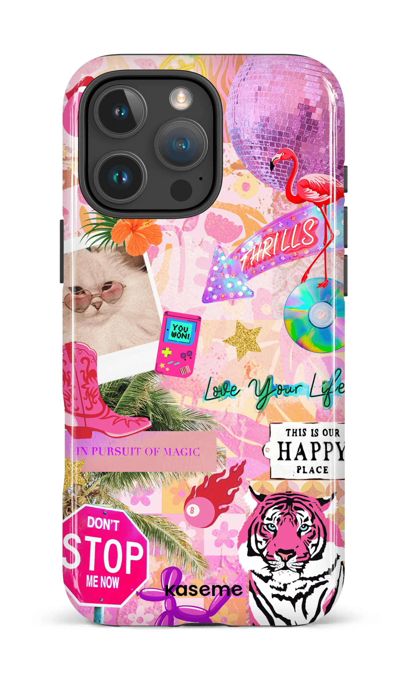 iPhone 16 Pro Max Impact Case Happy Place -